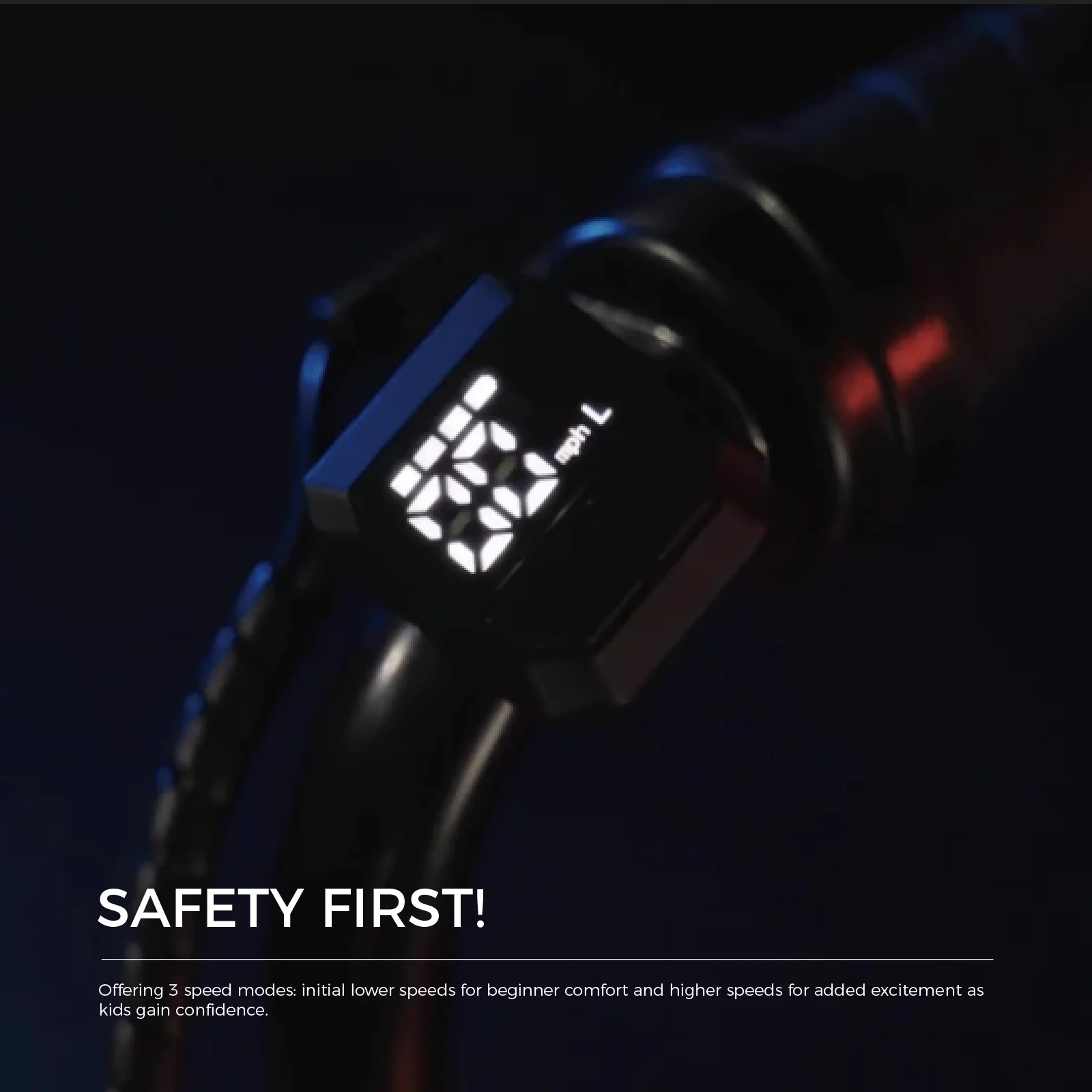 HYPER GOGO CRUISER 12 PLUS - Kid's Motorbike in Black - Womvr