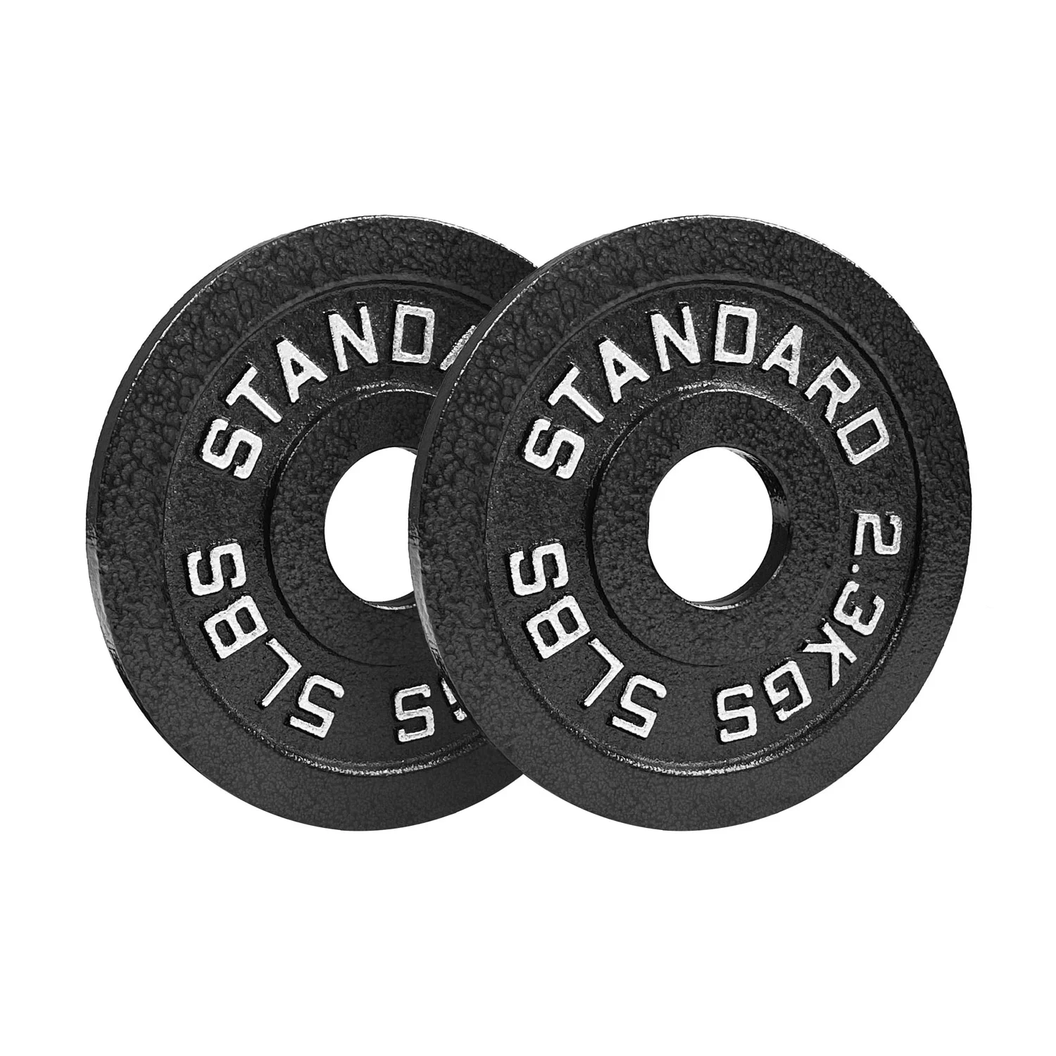 Steel Olympic Plates 35lb Set - Olympic Standard Premium Coated Pairs of 10lb, 5lb, and 2.5lb for Weight Lifting Powerlifting - Womvr