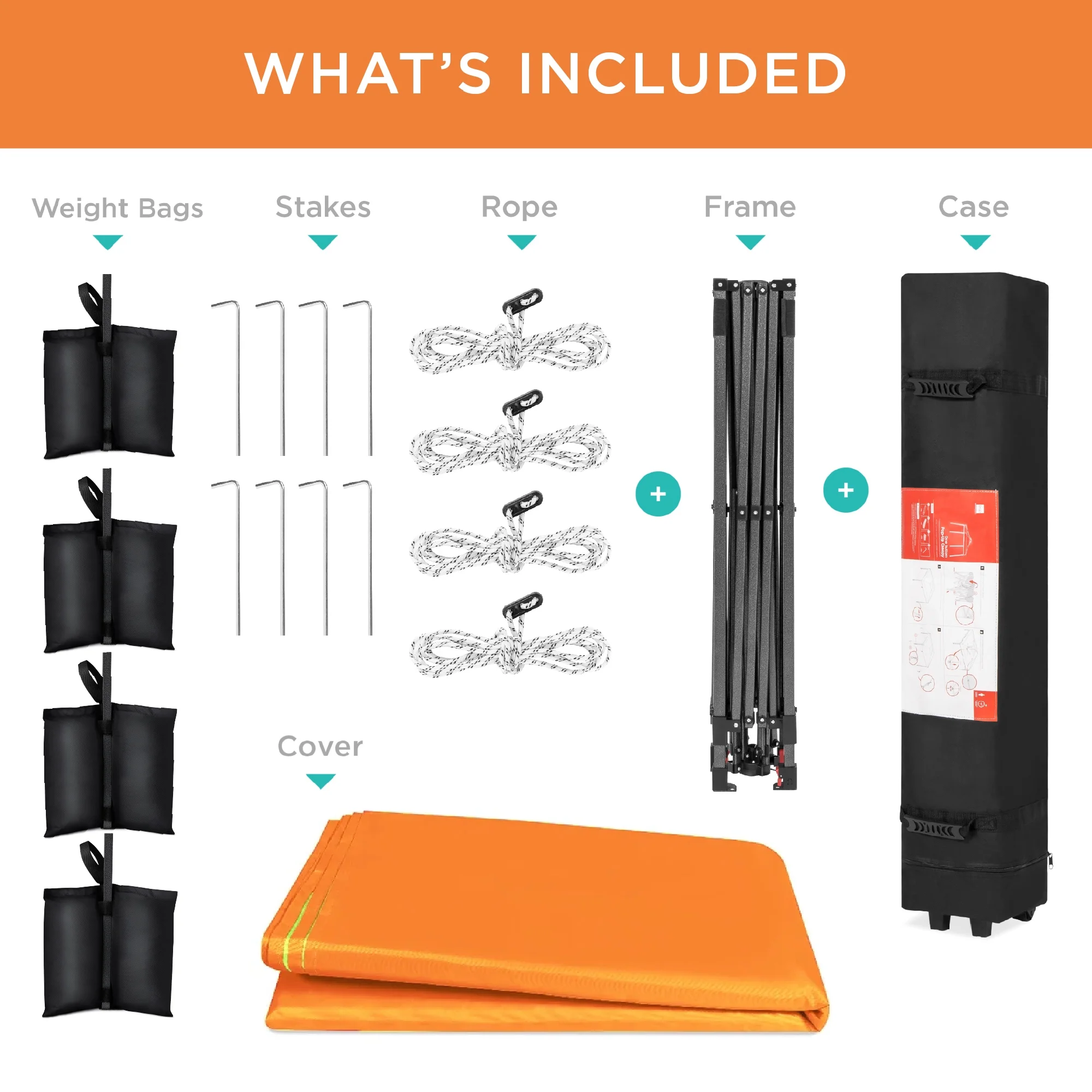 Best Choice Products 10x10ft Easy Setup Pop Up Canopy w/ 1-Button Setup, Wheeled Case, 4 Weight Bags - Cerulean - Womvr