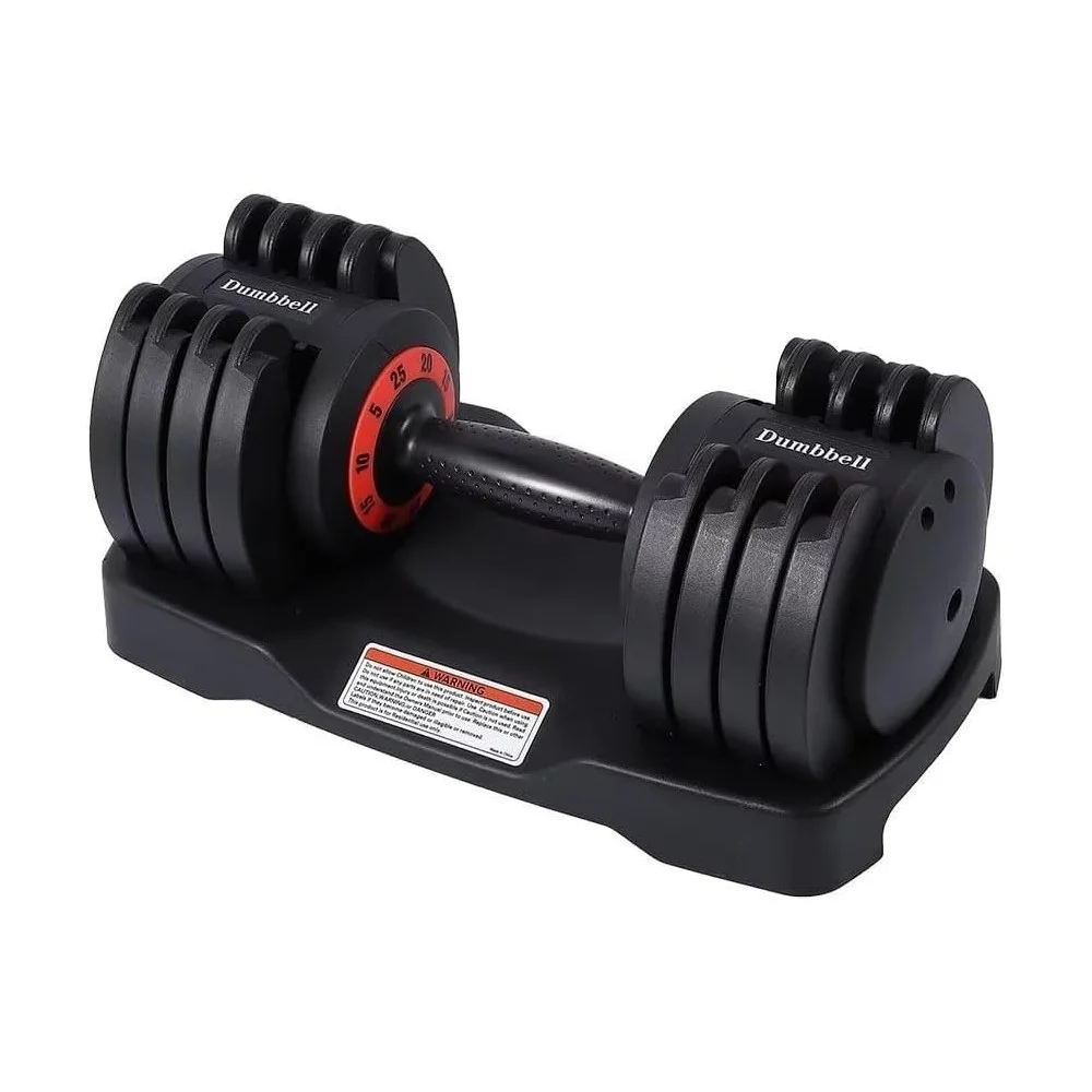 Adjustable Dumbbell Set with Anti-Slip Handle, 25Lbs/55Lbs 5 in 1 Free Weight Dumbbell for Home Gym Workouts - Womvr