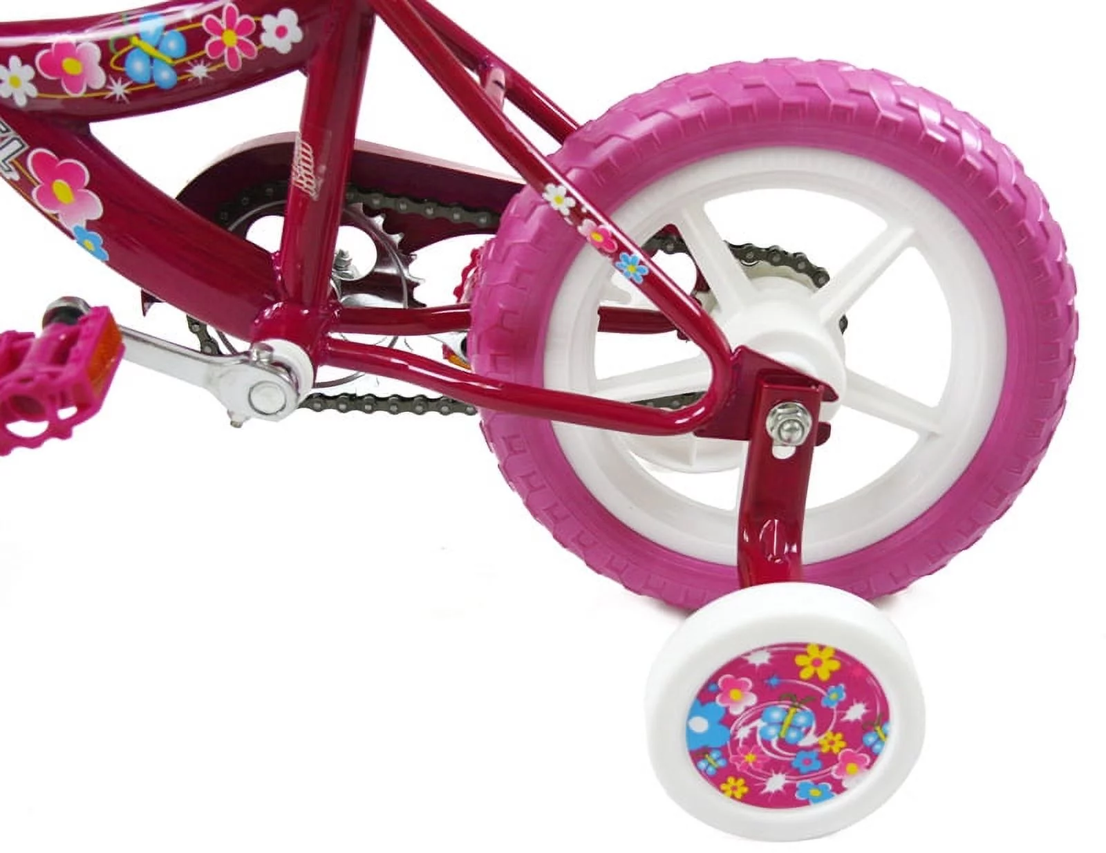 Little Angel Flower 12-inch Girls Bike (Pink) - Womvr