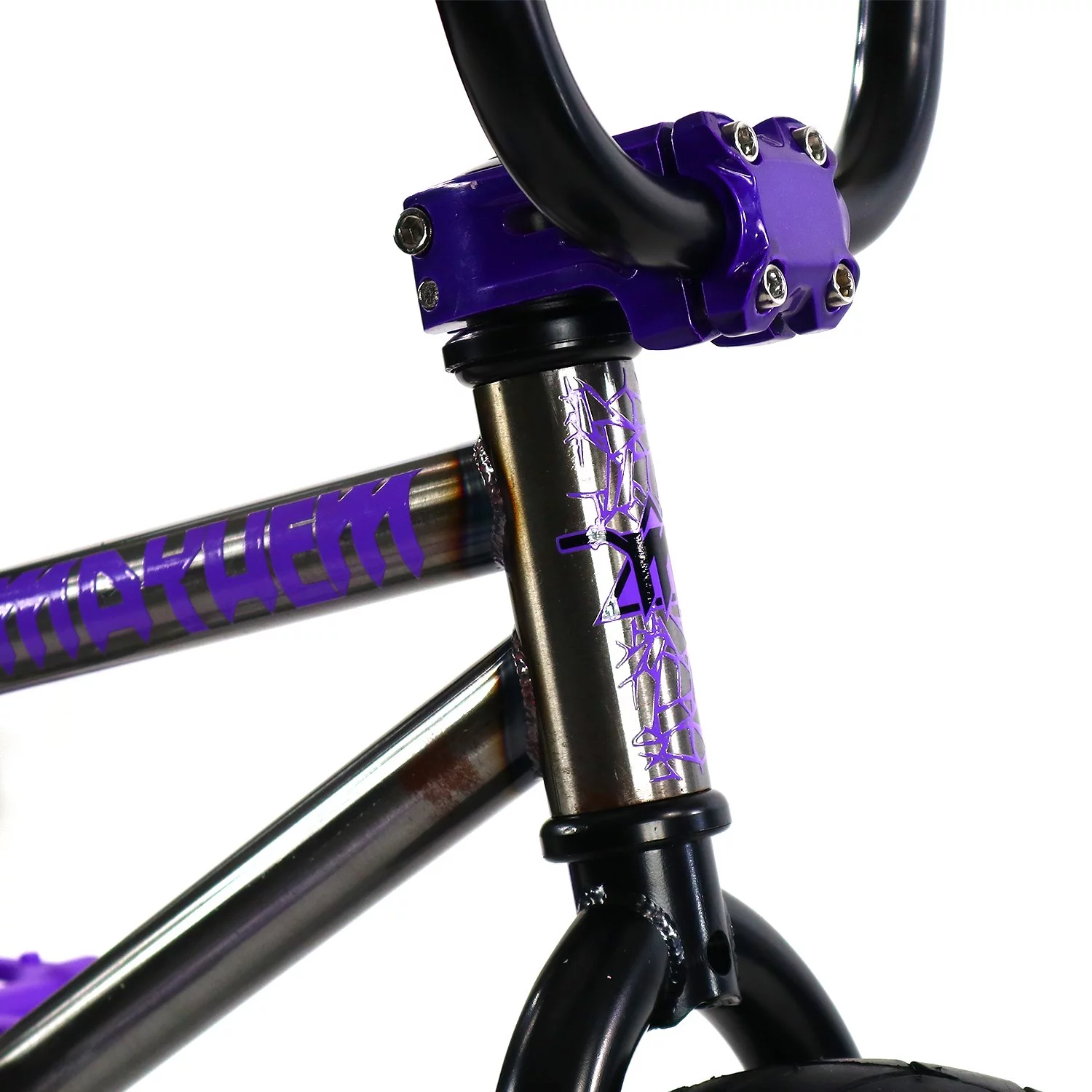 Mayhem Fat Tire Mini BMX RIOT Toxic Green 1 Piece Crank 10