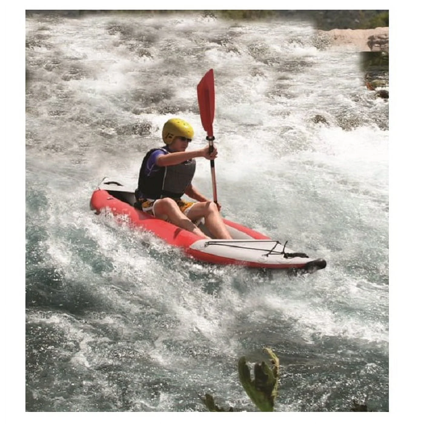 Swim Central Inflatable Whitewater Kayak Flare, 114-Inch - Womvr