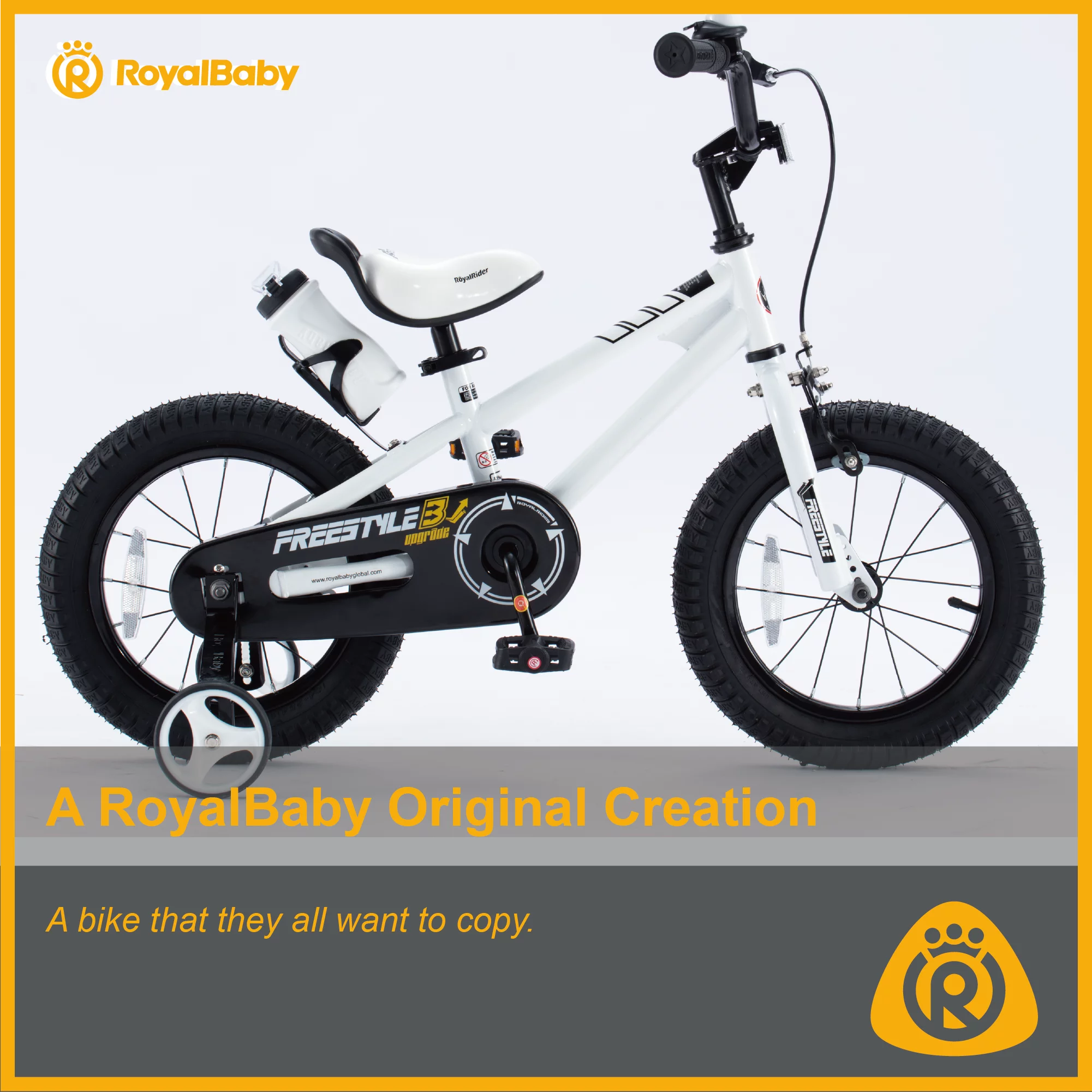 Royalbaby Freestyle Kids Bike 12 14 16 18 20 Inch Bicycle for Boys Girls Ages 3-12 Years, Multiple Color Options - Womvr