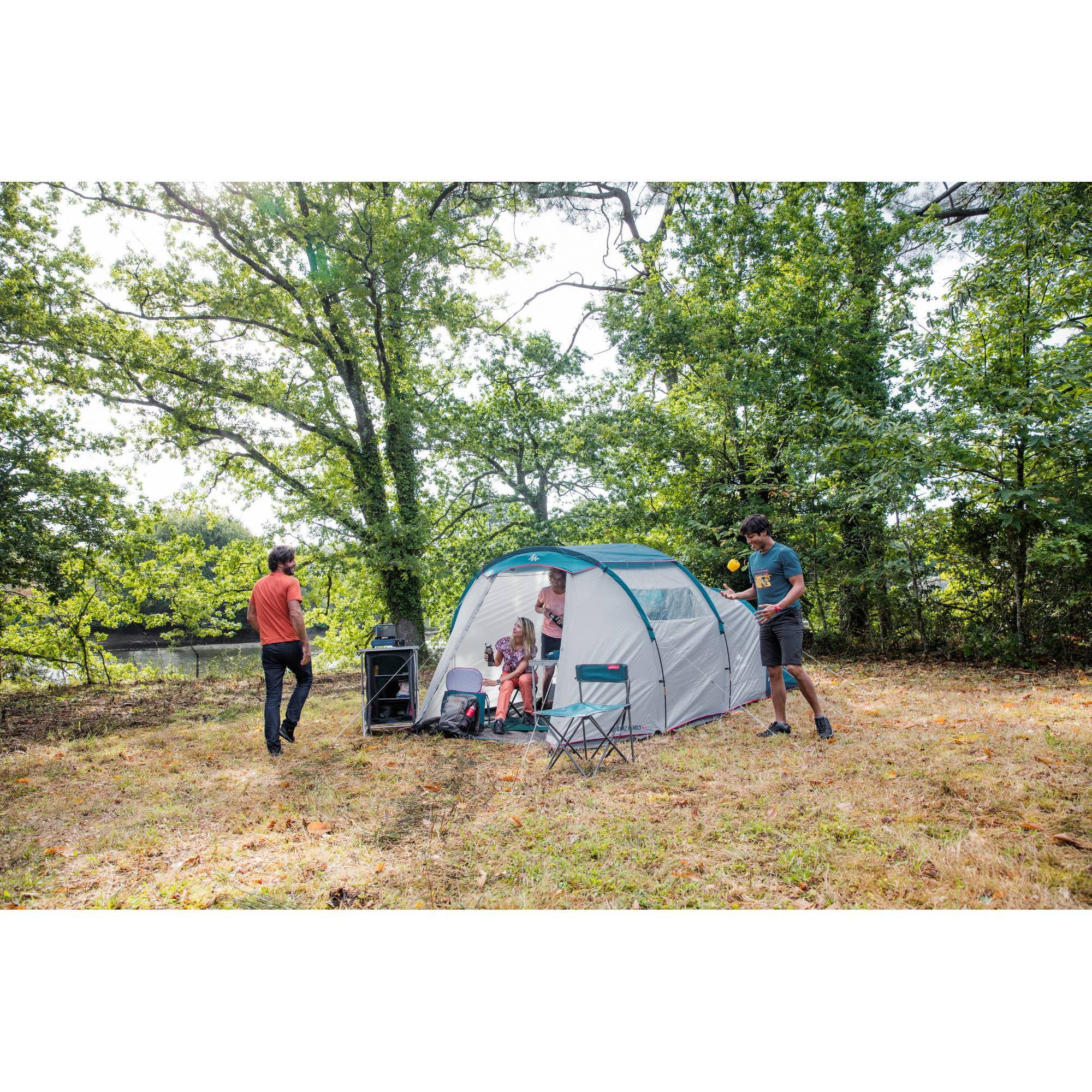 Quechua, Waterproof, Family Camping Tent, 4 Person, 1 Bedroom - Womvr