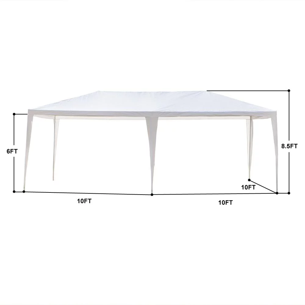 Ktaxon 10'x 20' Party Tent Outdoor Gazebo Wedding Canopy Tent with Sides White - Womvr