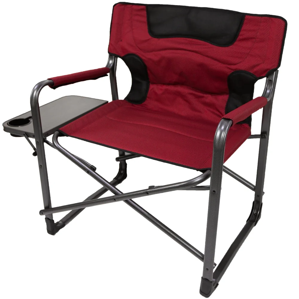 Ozark Trail Camping Director Chair XXL, Blue, Adult, 10lbs - Womvr