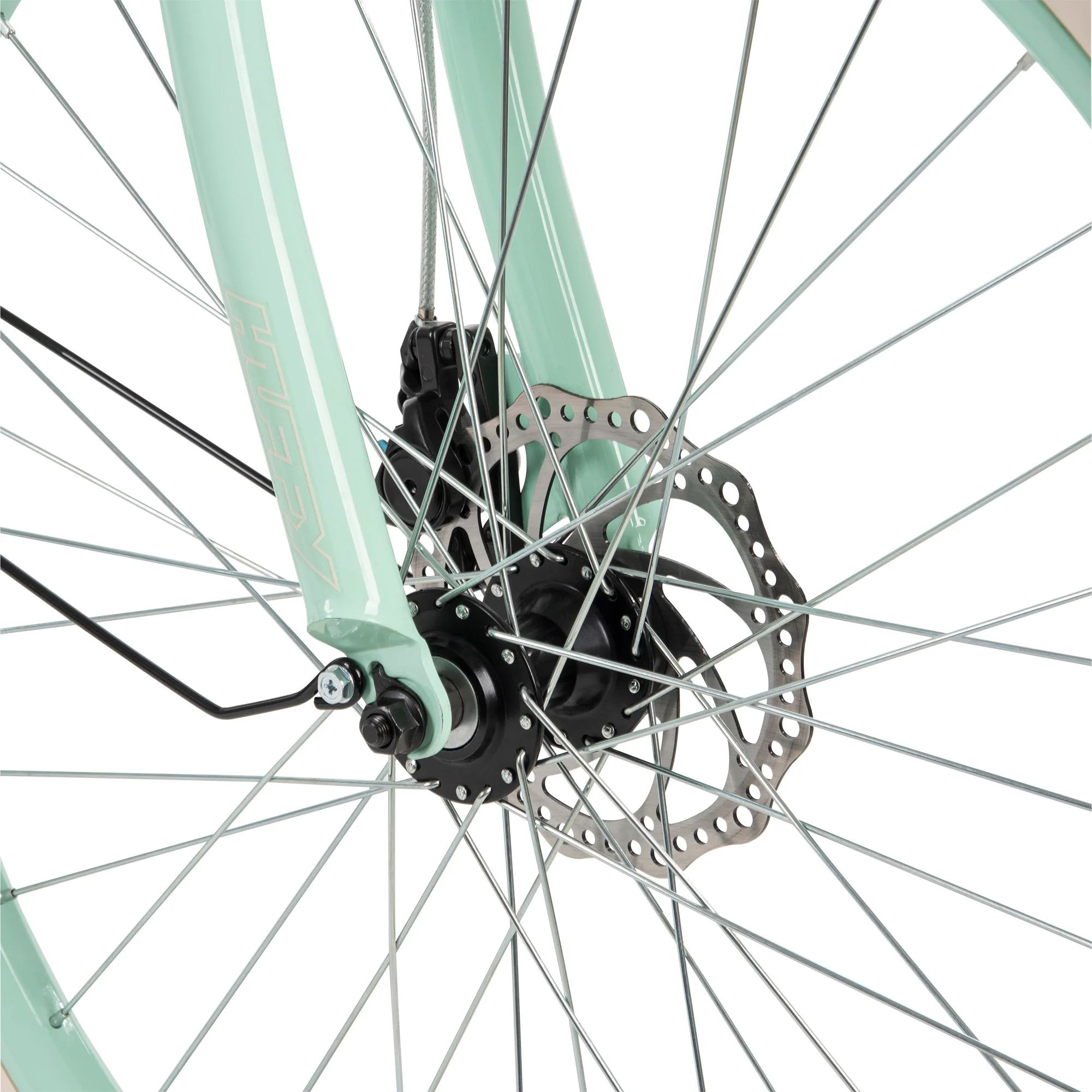 Huffy Nel Lusso 26-in 7-Spd Electric Cruiser Bike with Throttle, Ages 14+ Years,  Mint Green,  36V, 350W, UL 2849 Compliant and Certified by Accredited Labs ACT and ITS - Womvr