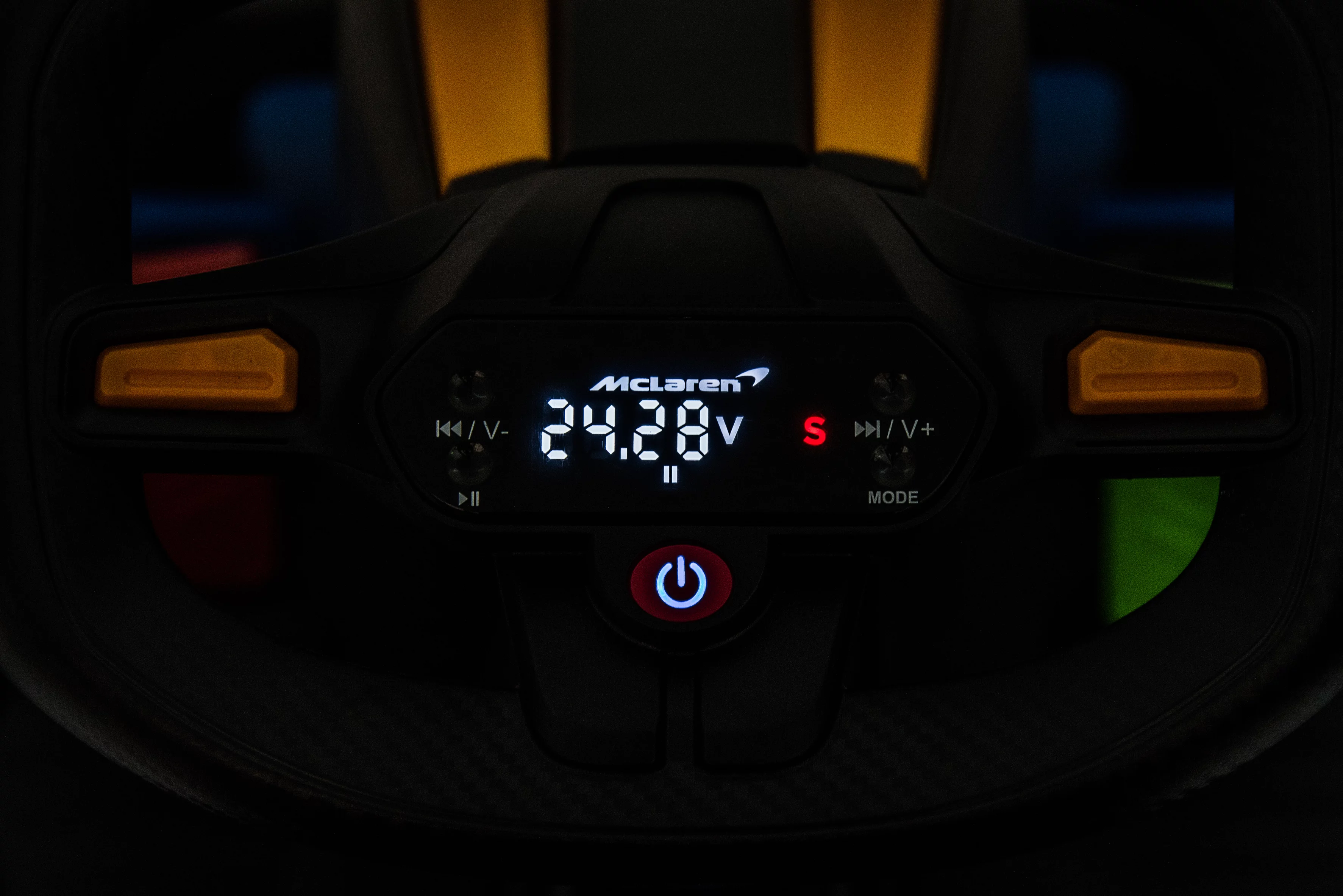 Sesslife 24 V Mclaren Go Kart Powered Ride-On with Bluetooth Function and LED Lights - Womvr