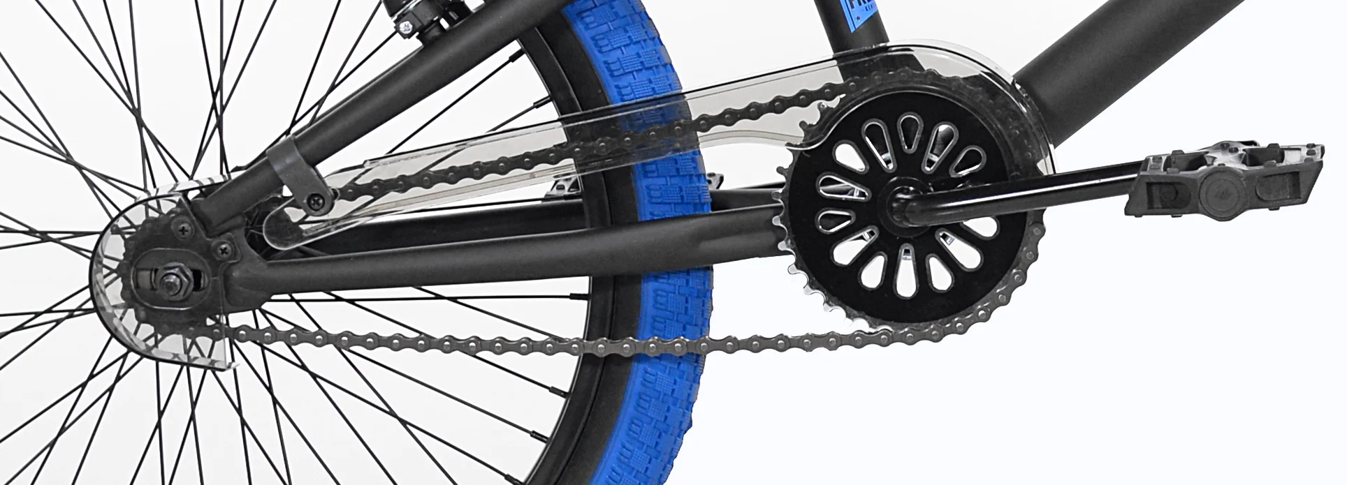 Kent Bicycle 20 In. Dread Boy's BMX Bike, Black and Red - Womvr