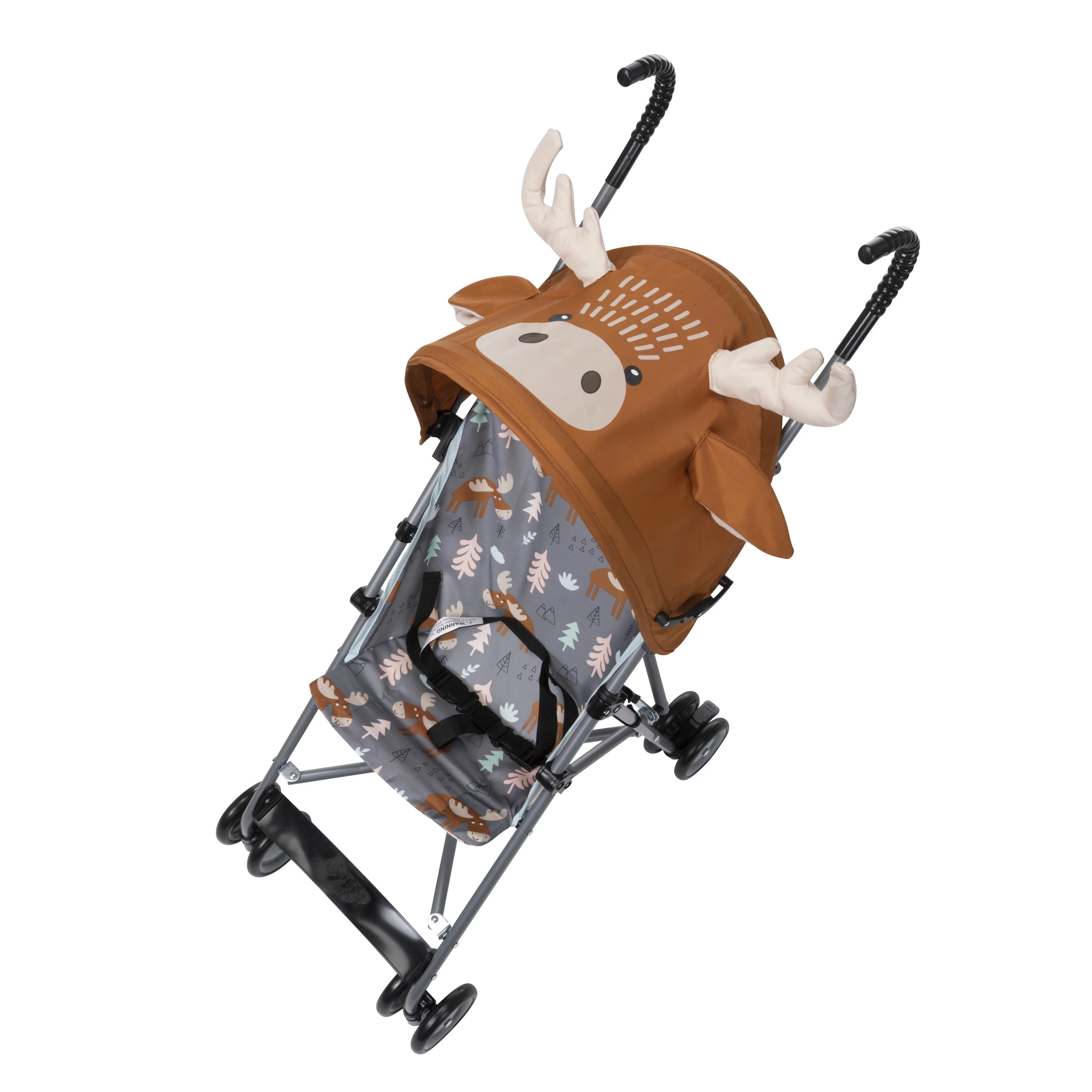 Cosco Kids Comfort Height Toddler Umbrella Stroller with Canopy, Moose - Womvr