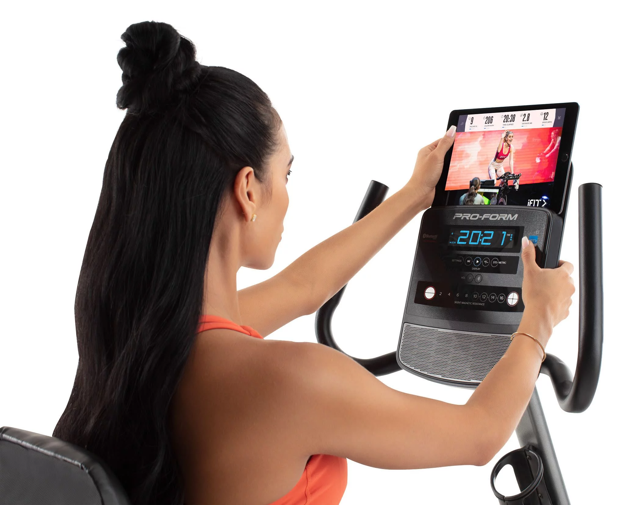 ProForm Cycle Trainer 400 Ri Stationary Exercise Bike, Compatible with iFIT Personal Training - Womvr