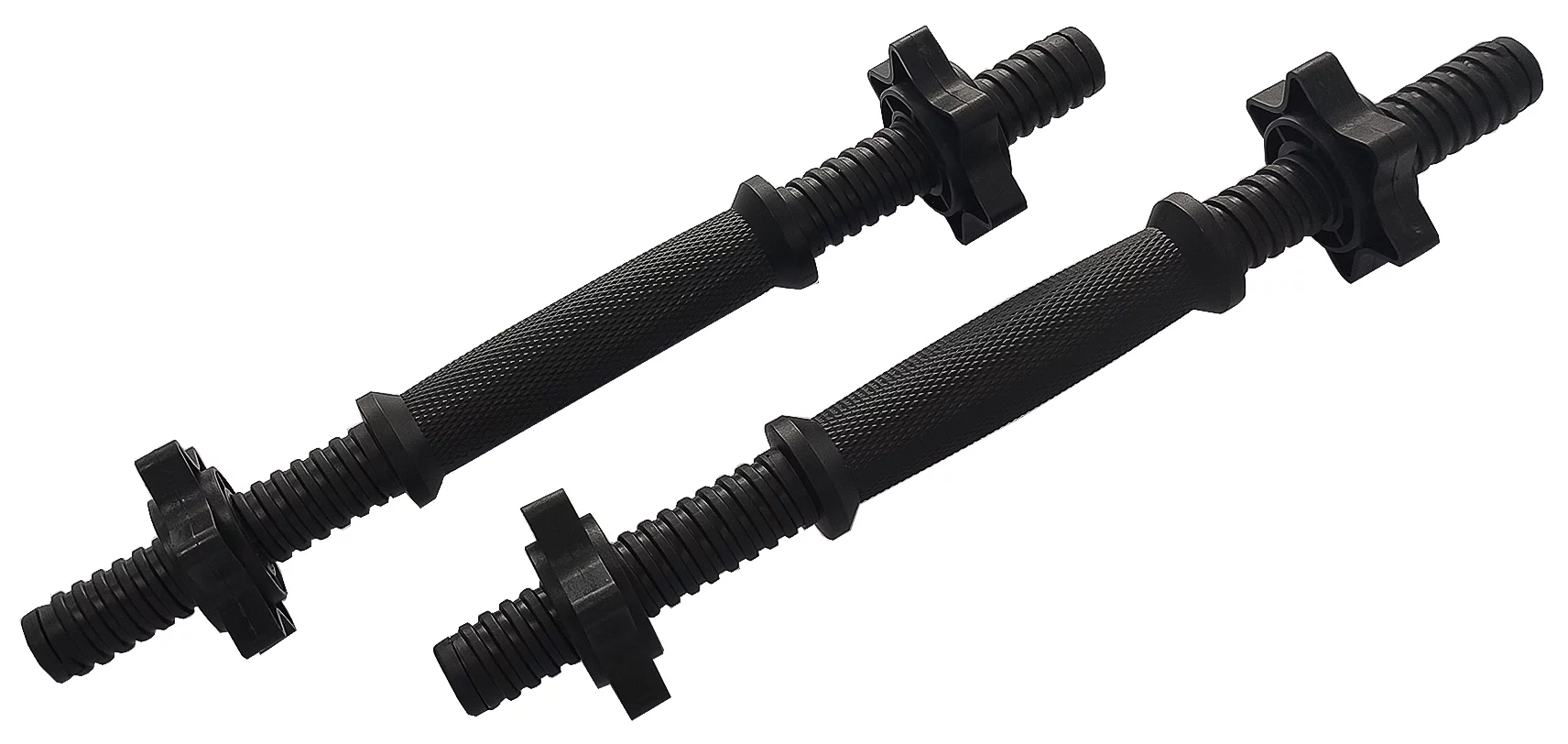 BalanceFrom Vinyl Dumbbell Set, 40 Lbs. (20 Lbs. Pair), Adjustable, Black - Womvr