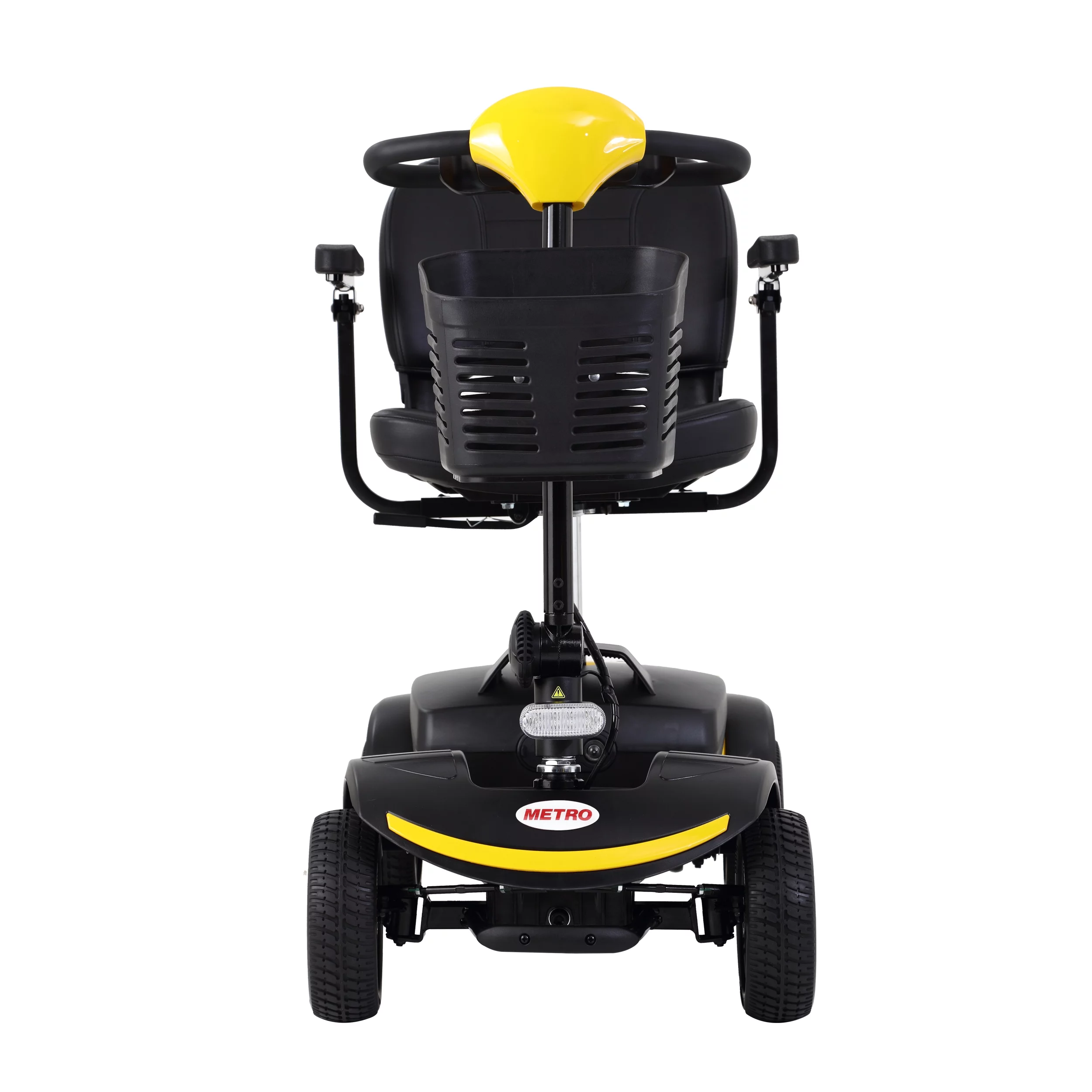 BTMWAY Mobility Scooter, 4 Wheels Electric Scooter for Seniors, Compact Folding Travel Mobility Scooters for Adult, Transformer Mobility Scooter with Swivel Seat, Front and Rear LED Light, Silver - Womvr