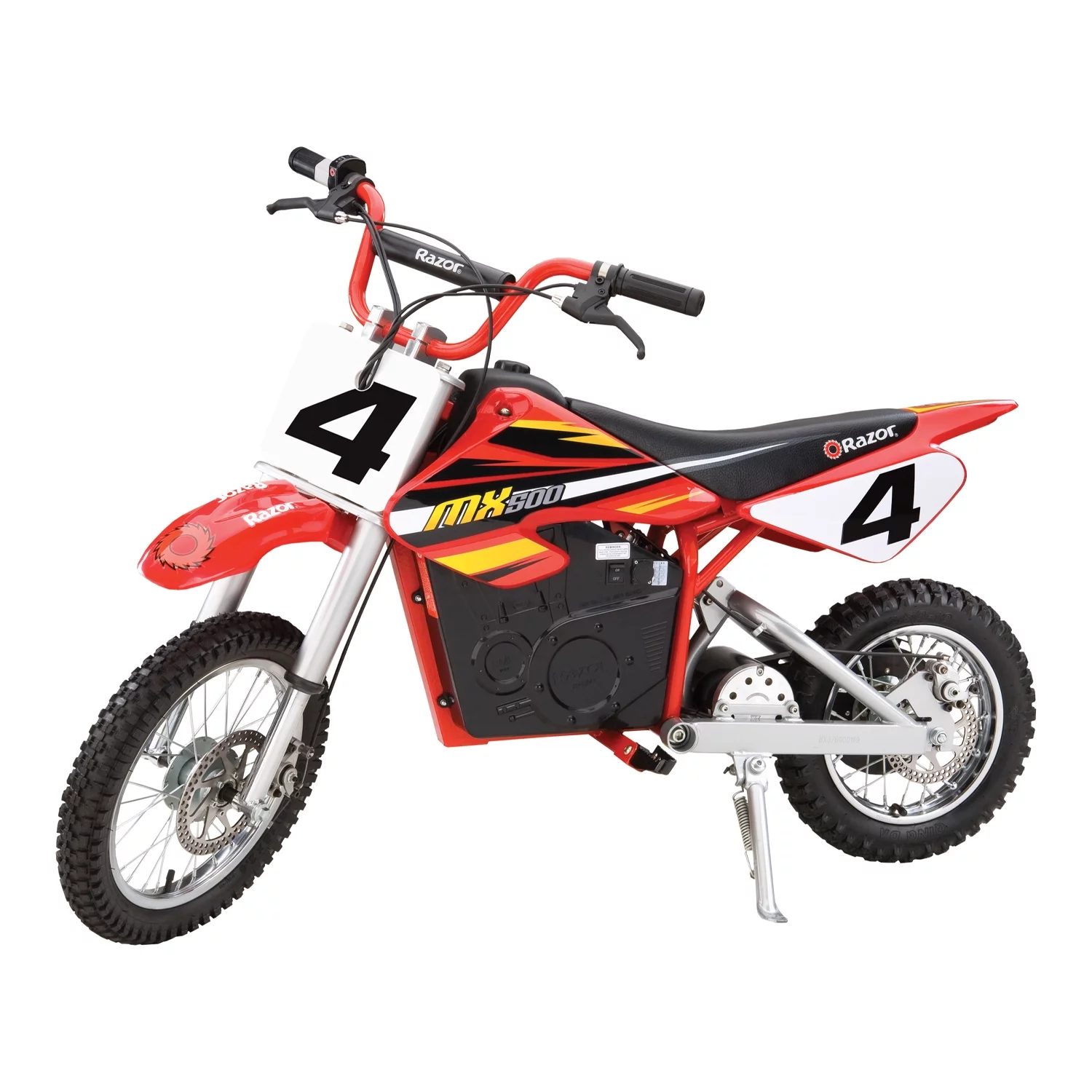 Razor MX500 Kids Dirt Rocket Supercross 15 MPH Electric Bike Motorcycle, Red - Womvr