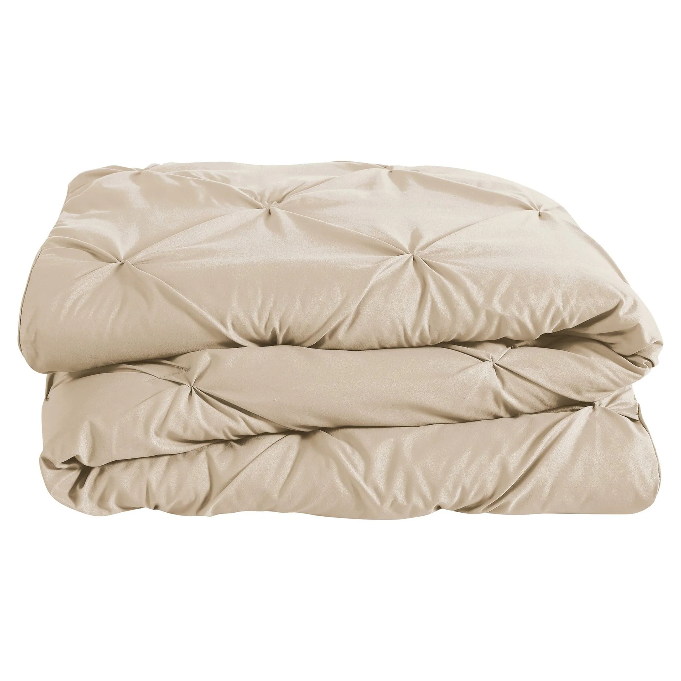 VCNY Home Carmen 4-Piece Navy Solid Pintuck Comforter Set, Queen - Womvr