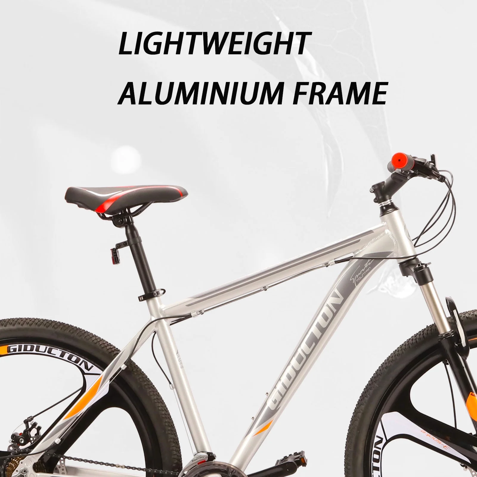 Eurobike Aluminum Mountain Bike 21 Speed 29 inch Bicycle for Men or Women Adults Silver - Womvr