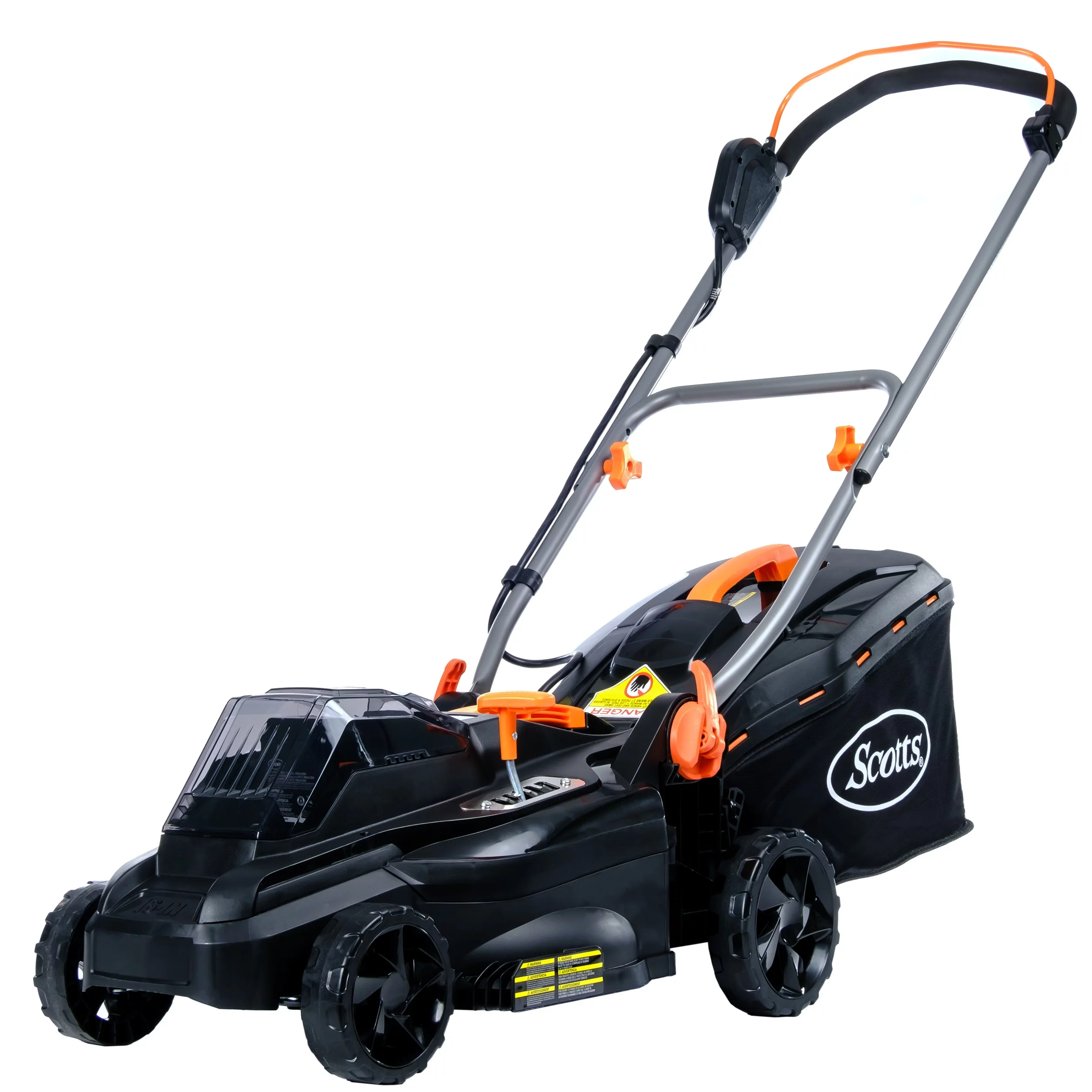 Scotts 62016S 20-Volt 16-Inch Cordless Electric Mower, 4.0Ah Battery & Fast Charger Included - Womvr