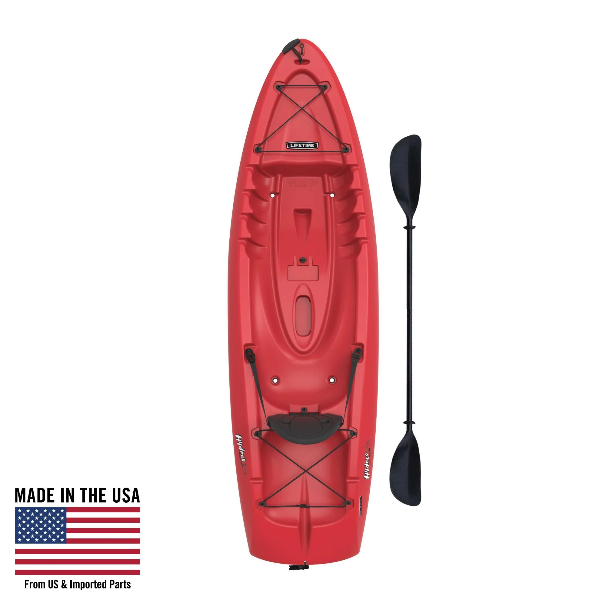 Lifetime Hydros 101 inch Sit-on-Top Kayak, Glacier Blue (90594) - Womvr