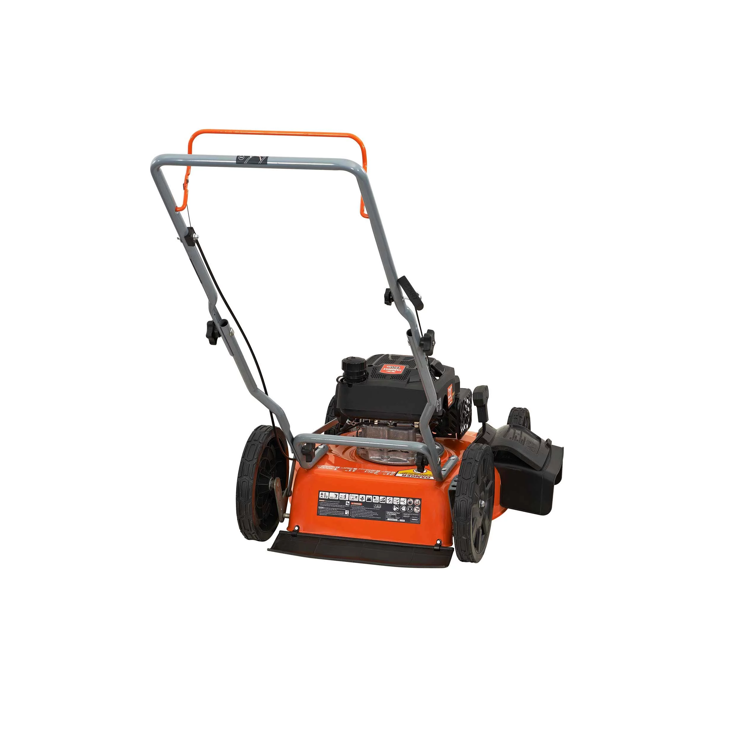 Yard Max 21 in. 170cc 2-in-1 Gas Walk Behind Push Lawn Mower with High Rear Wheels - Womvr