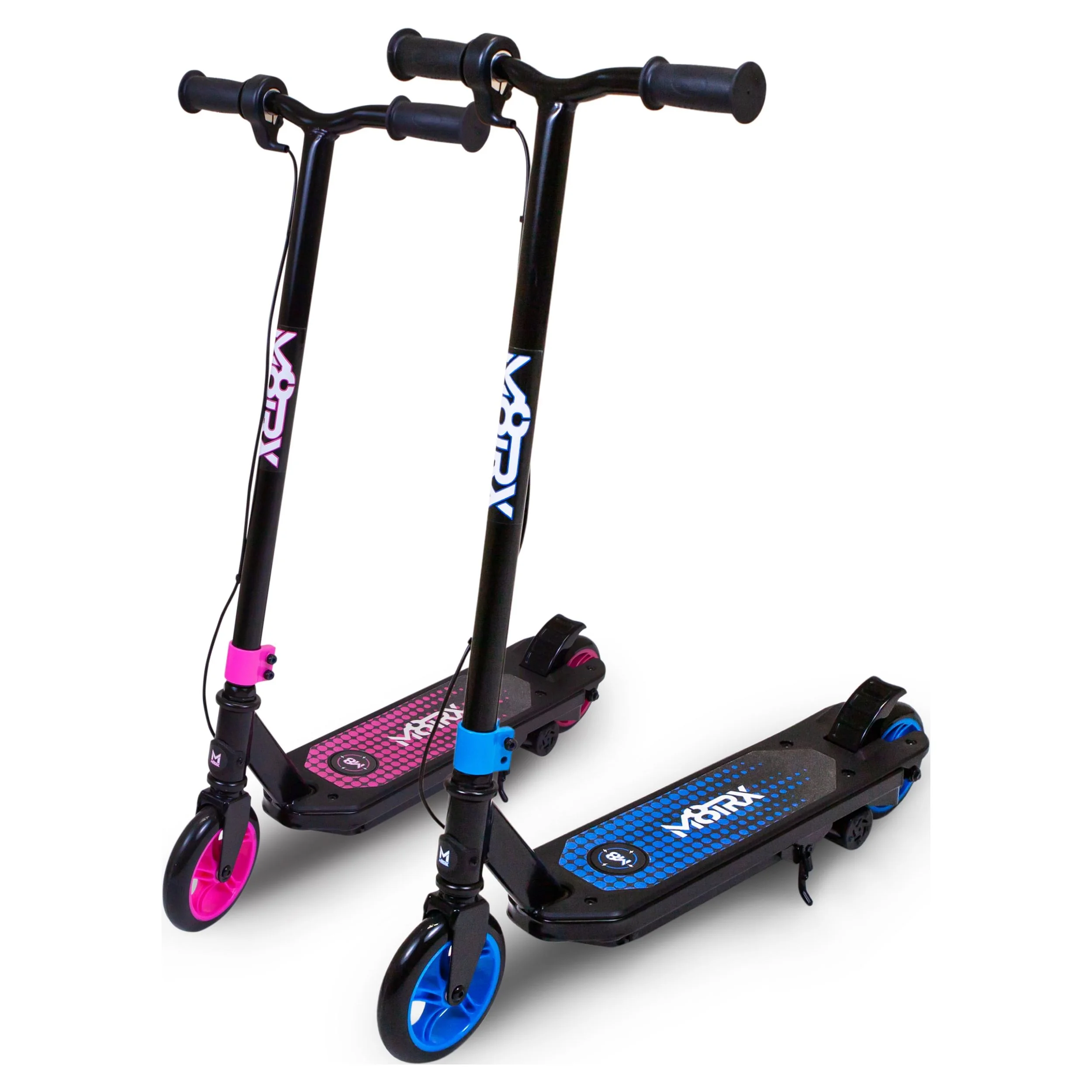 M8TRIX Pink 12V Electric Scooter for Kids Ages 6-12, Powered E-Scooter with Speeds of 8 MPH - Womvr