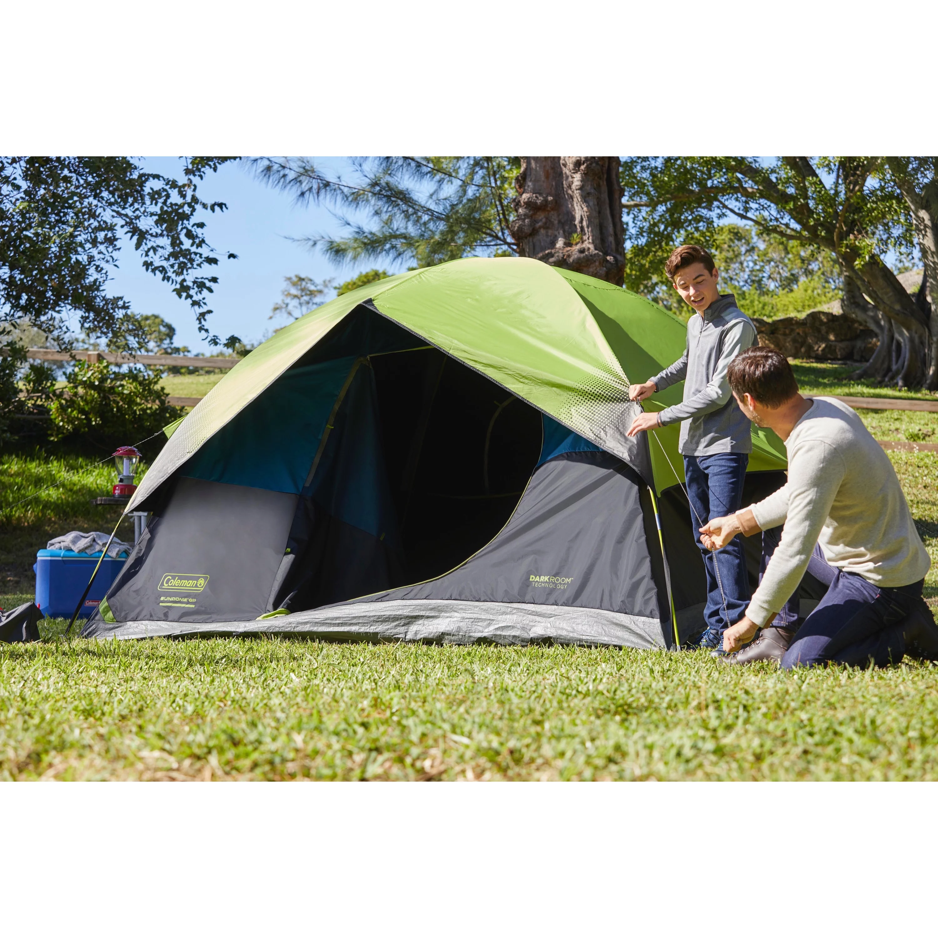 Coleman 6-Person Sundome Dark Room Dome Camping Tent - Womvr