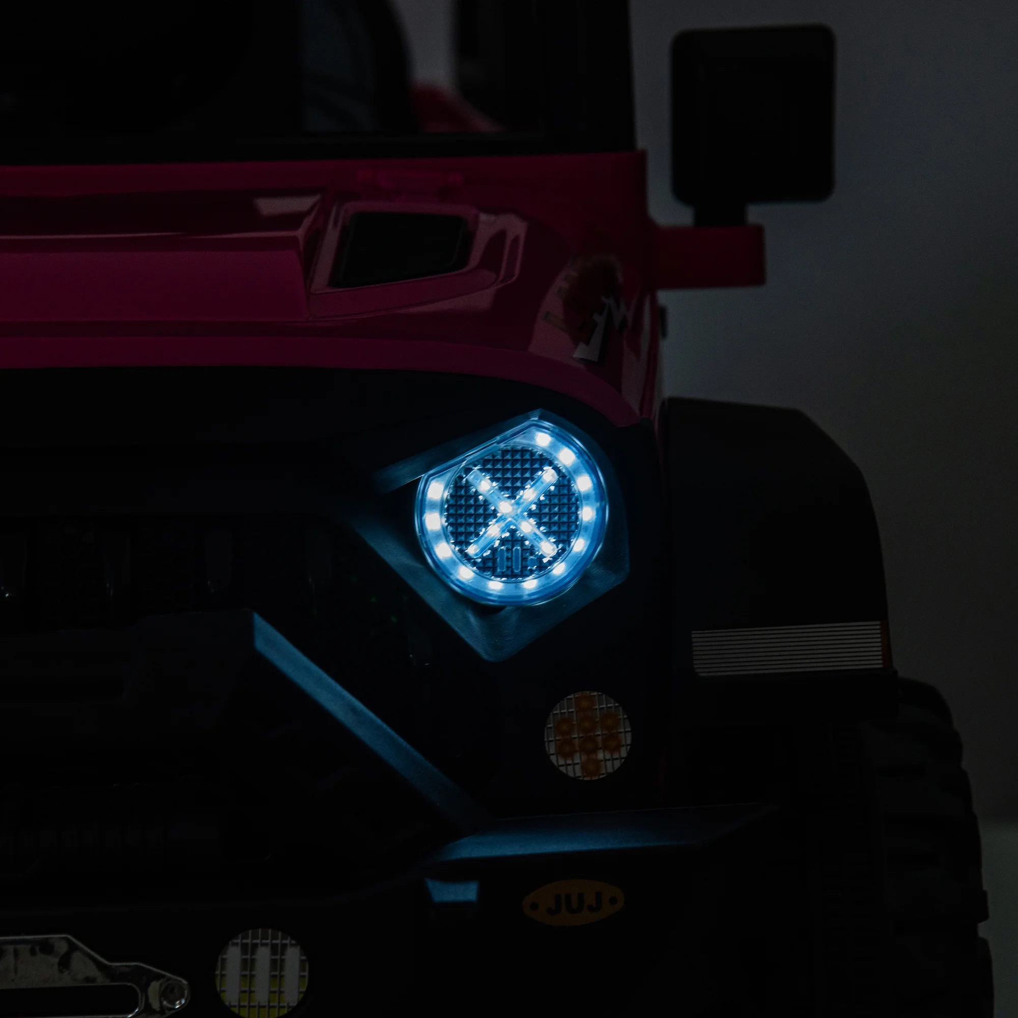 uhomepro 24V Ride on Car Large PickUp Truck Toys with Remote Control, Battery Powered Kid Car to Drive for Boy Girl, Pink - Womvr