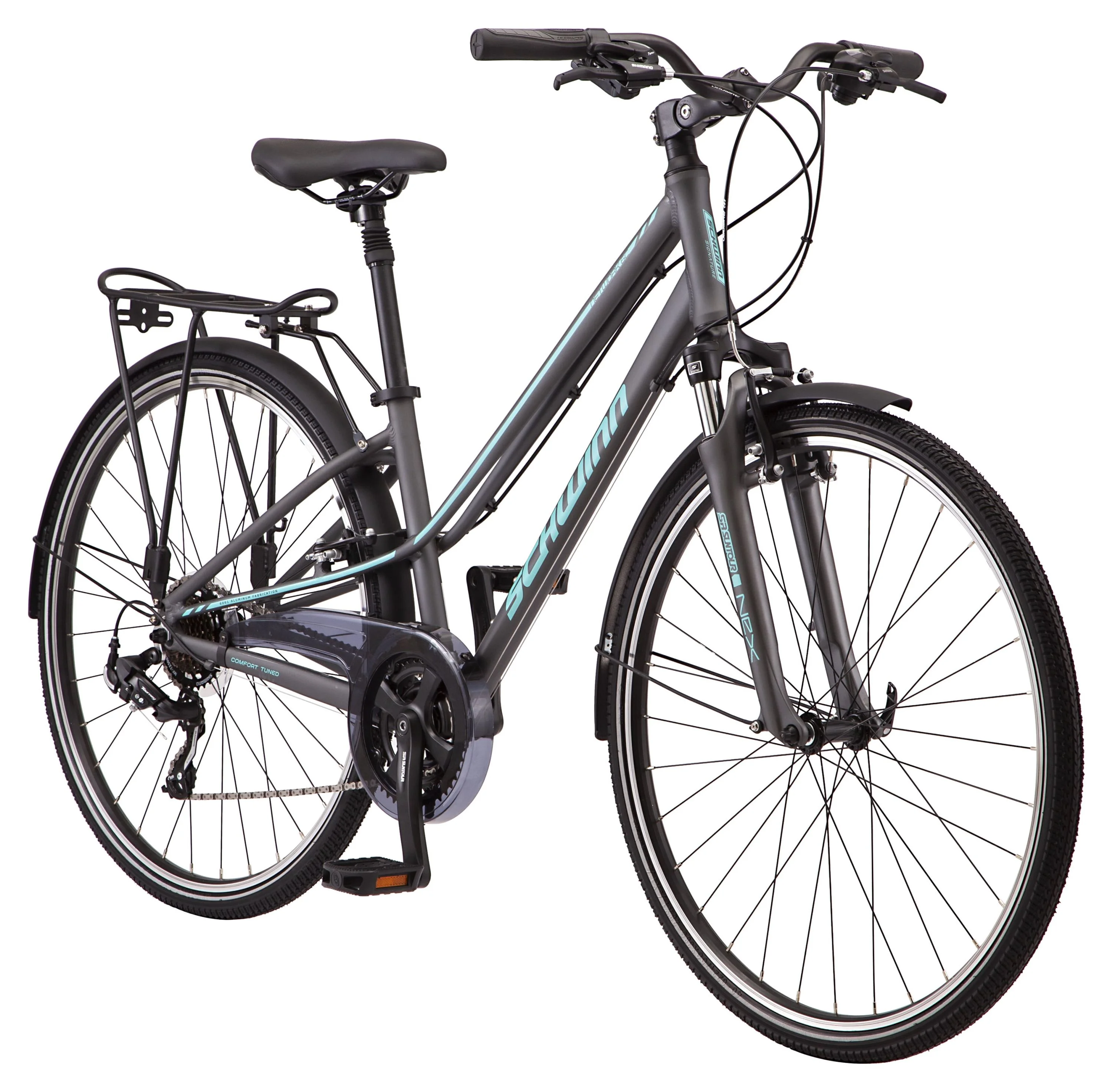 Schwinn Network 6c Hybrid Bike, 21 Speeds, Large 19.5