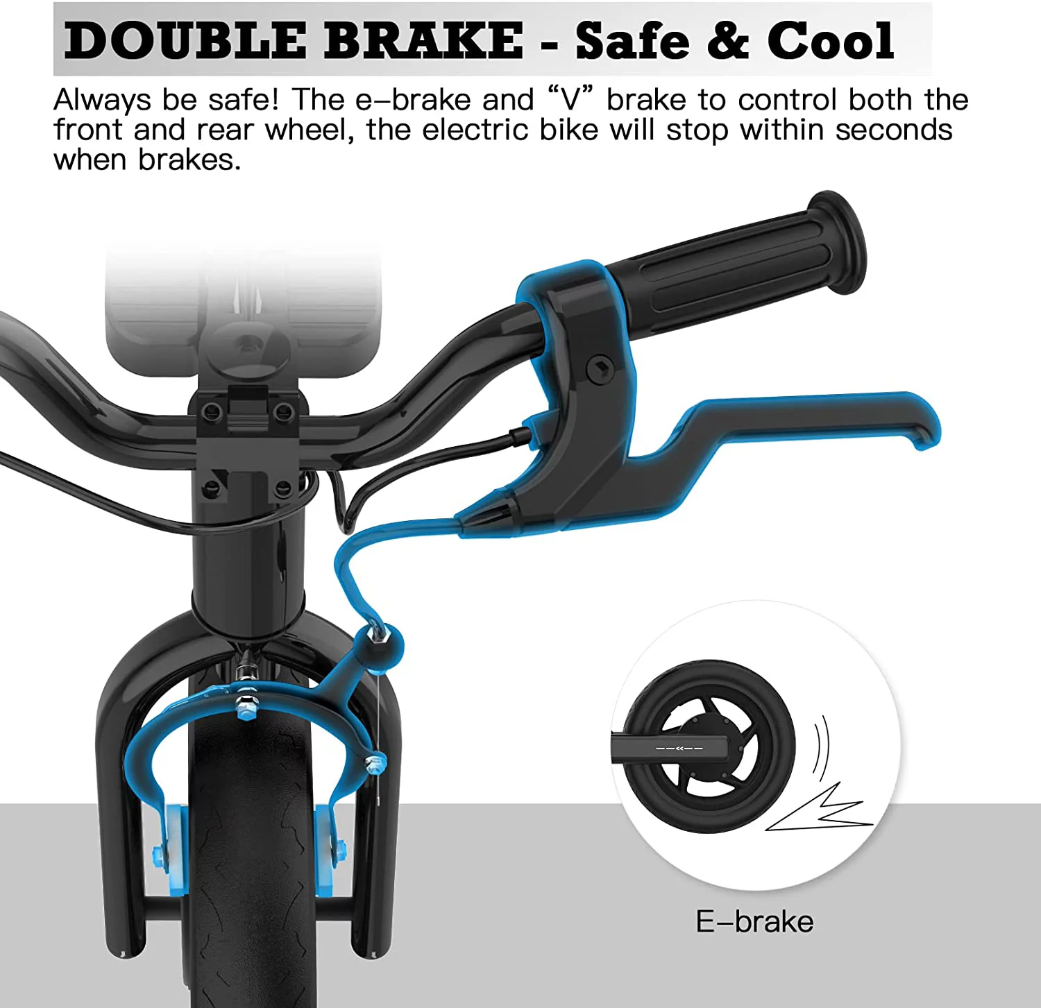 Hiboy BK1 Electric Bike for Kids Ages 3-5 Years, 24V 100W Electric Balance Bike 12 inch Inflatable Tire Adjustable Seat, Electric Bicycle Gift for Kids - Womvr