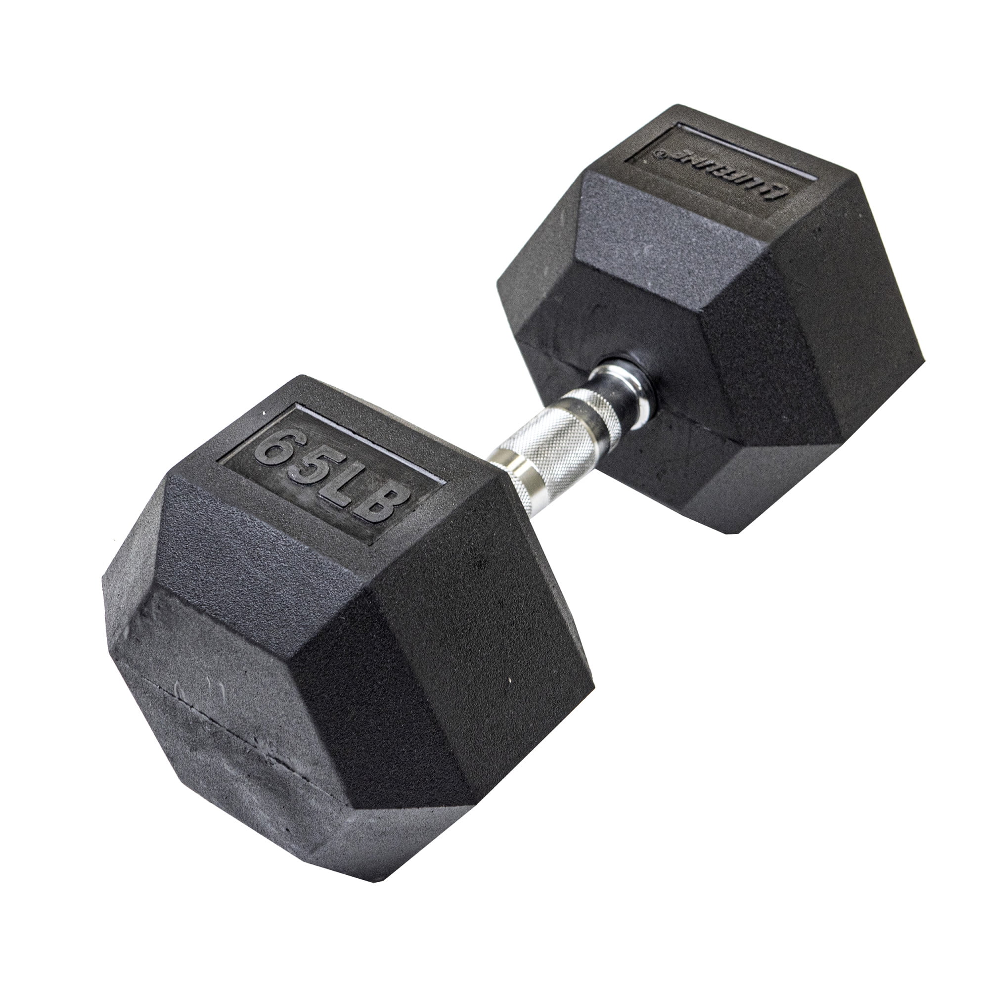 Lifeline Fitness Premium Rubber Hex Dumbbell, Single, 40 lbs - Womvr