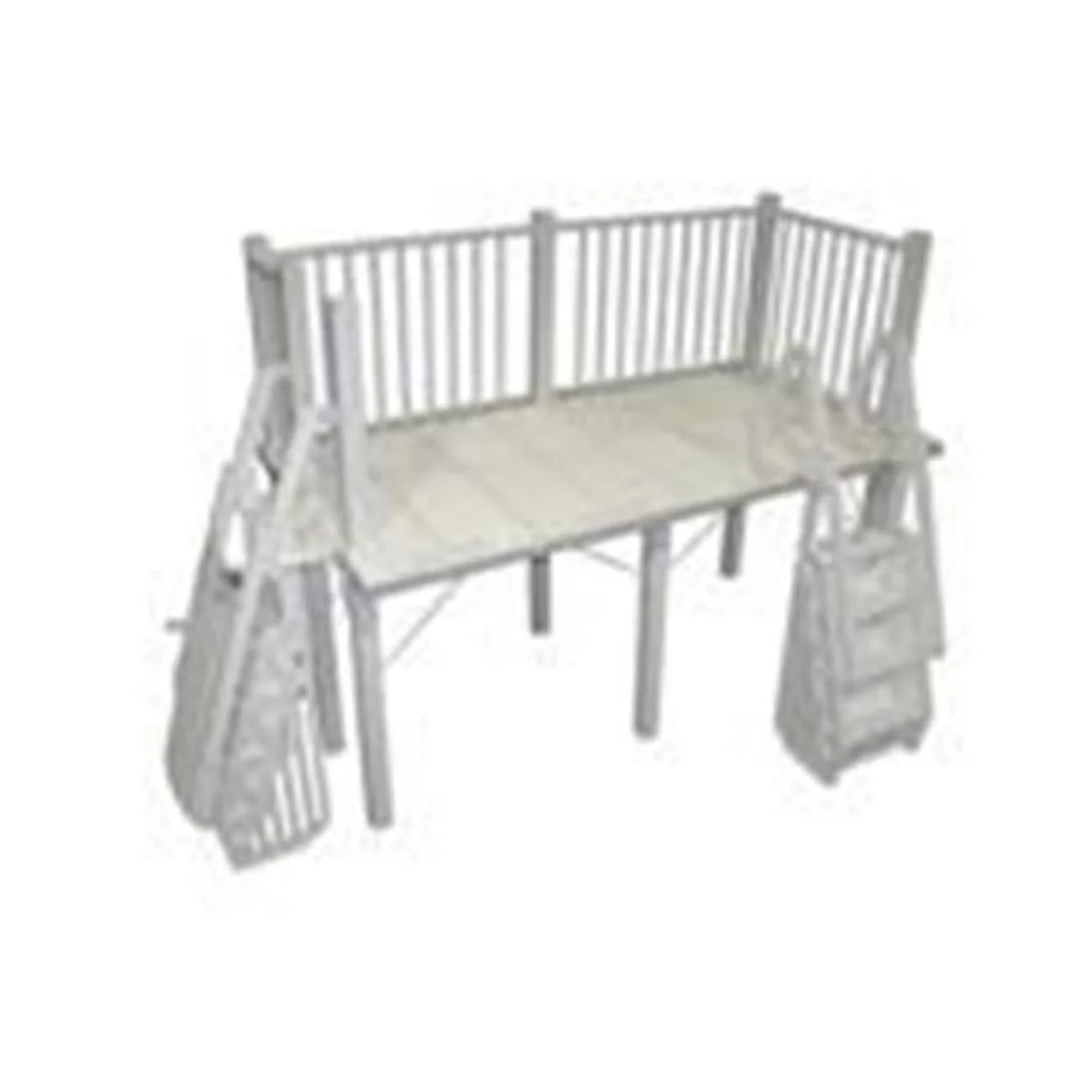 Vinyl Works  5 x 10 ft. Above Ground Swimming Pool Resin Side Deck Kit - Womvr