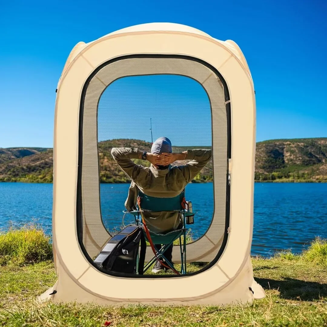 Docred Sports Tent, Weather Pop Up Shelter Bubble Tent clear tent Up to 3 People - Womvr