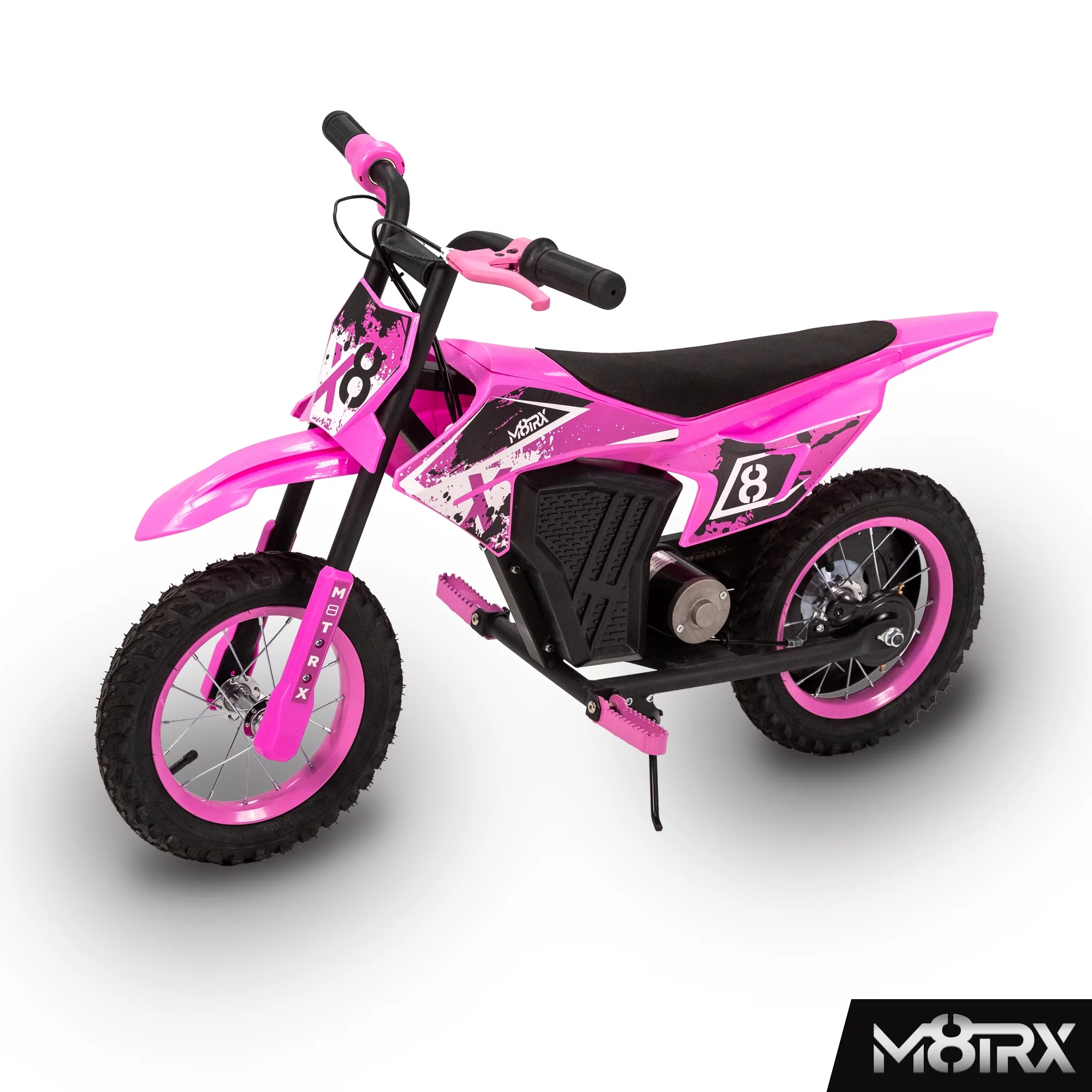 M8TRX 12V Mini Electric Child Dirt Bike, Battery Powered Toy Motorcycle, Kids Ride On, Ages 5 Years and Up, Green - Womvr