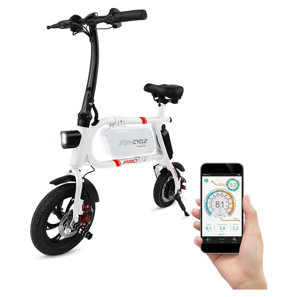 Swagtron Swag Cycle Pro Pedal-Free Electric Scooter Rider - Womvr