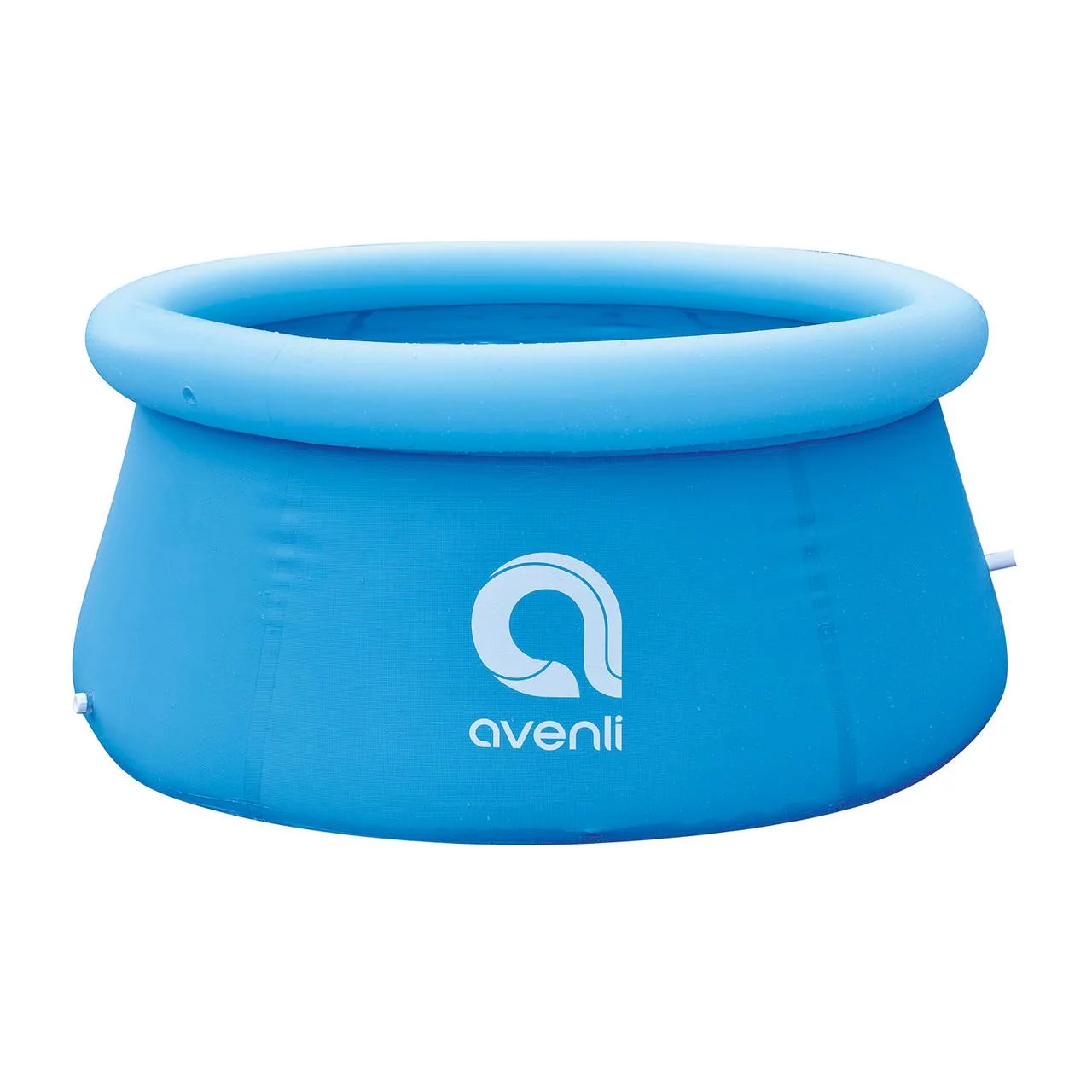 Honeydrill Above Ground Swimming Pools, Inflatable Top Ring Round Pool, Blue (10 ft x 30 in) - Womvr