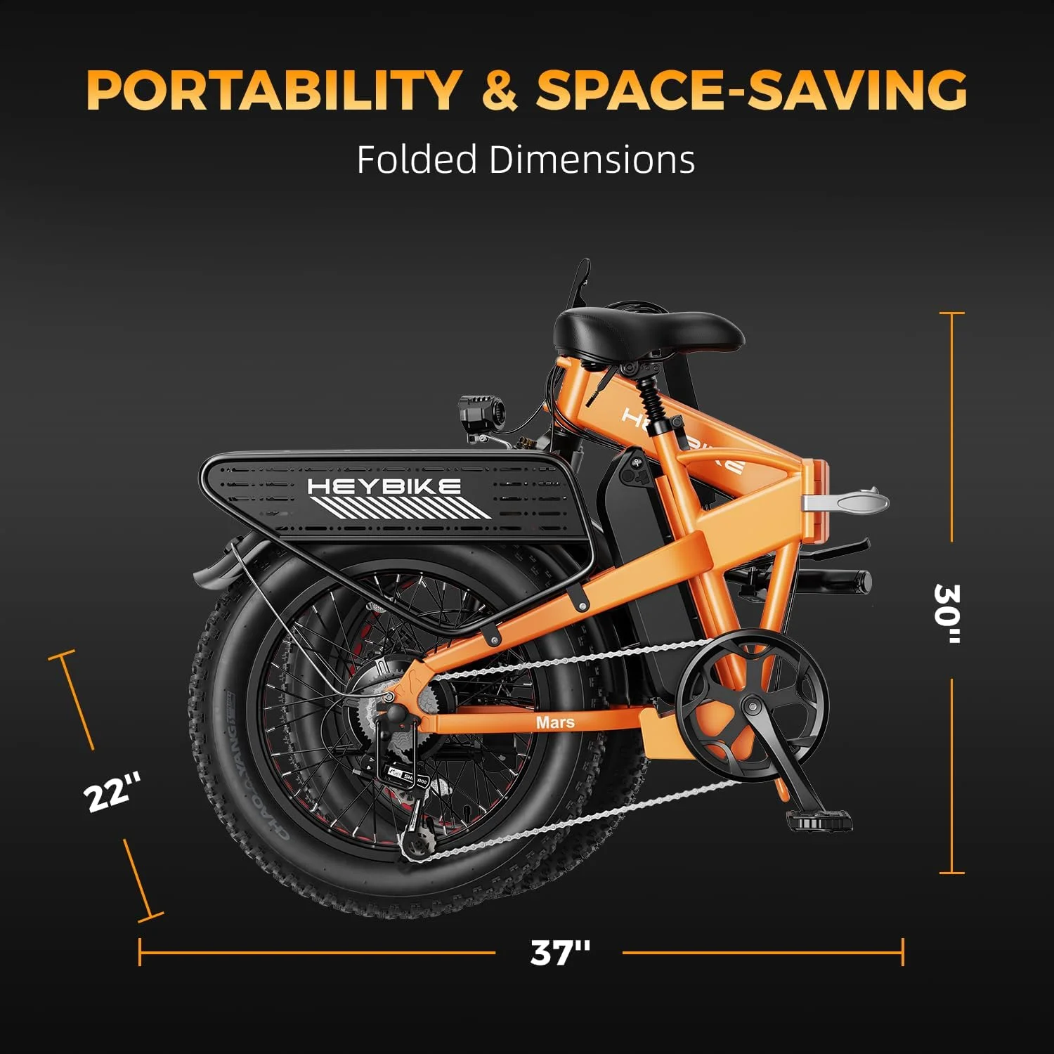 Heybike Mars 2.0 Electric Bike for Adults, 20