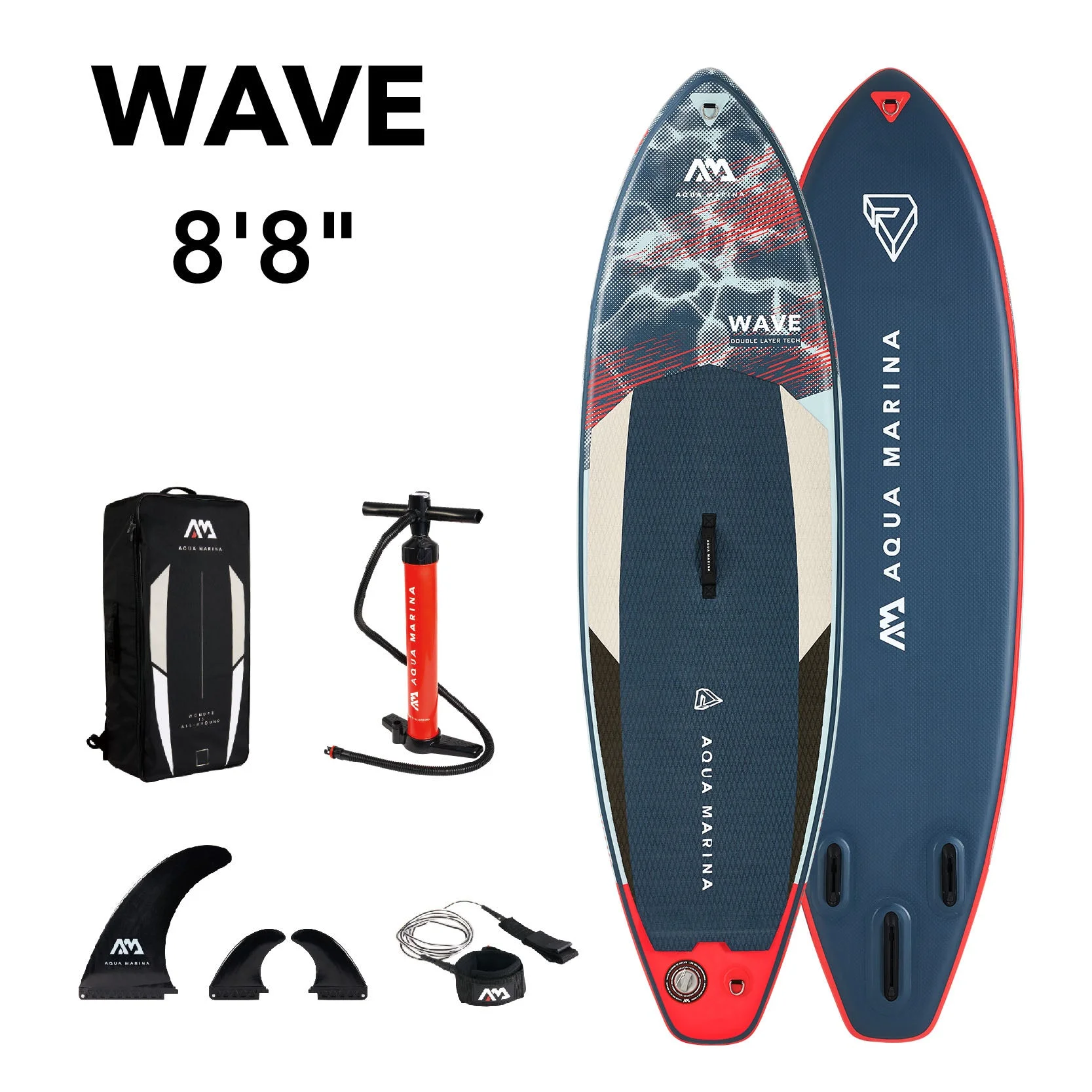 Aqua Marina Stand Up Paddle Board - WAVE 8'8
