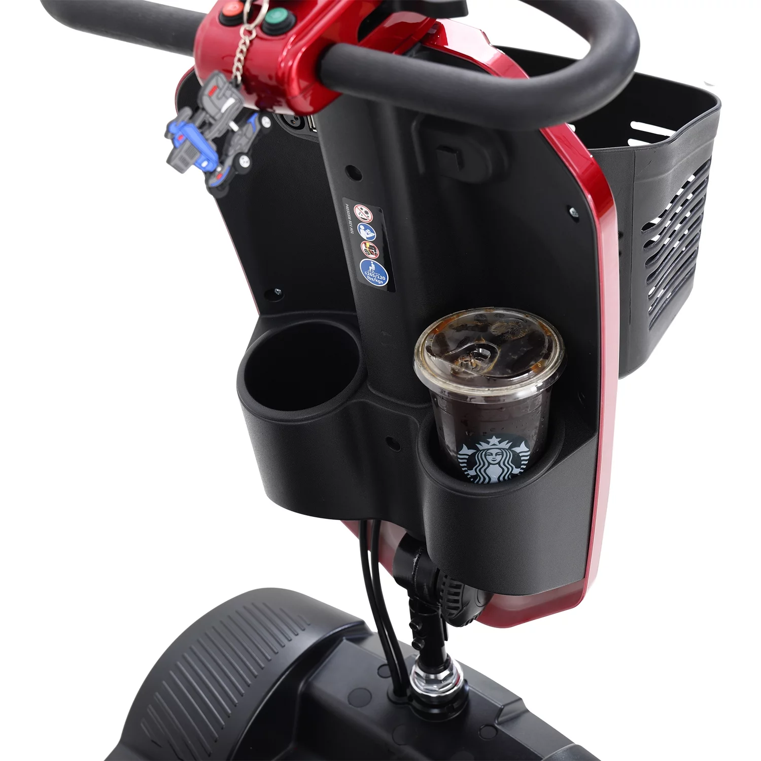 Holaki Max Plus Powered Mobility Scooters For Adults Mobility Scooters For 300 lbs Foldable Handicap Mobility Scooter, Red - Womvr