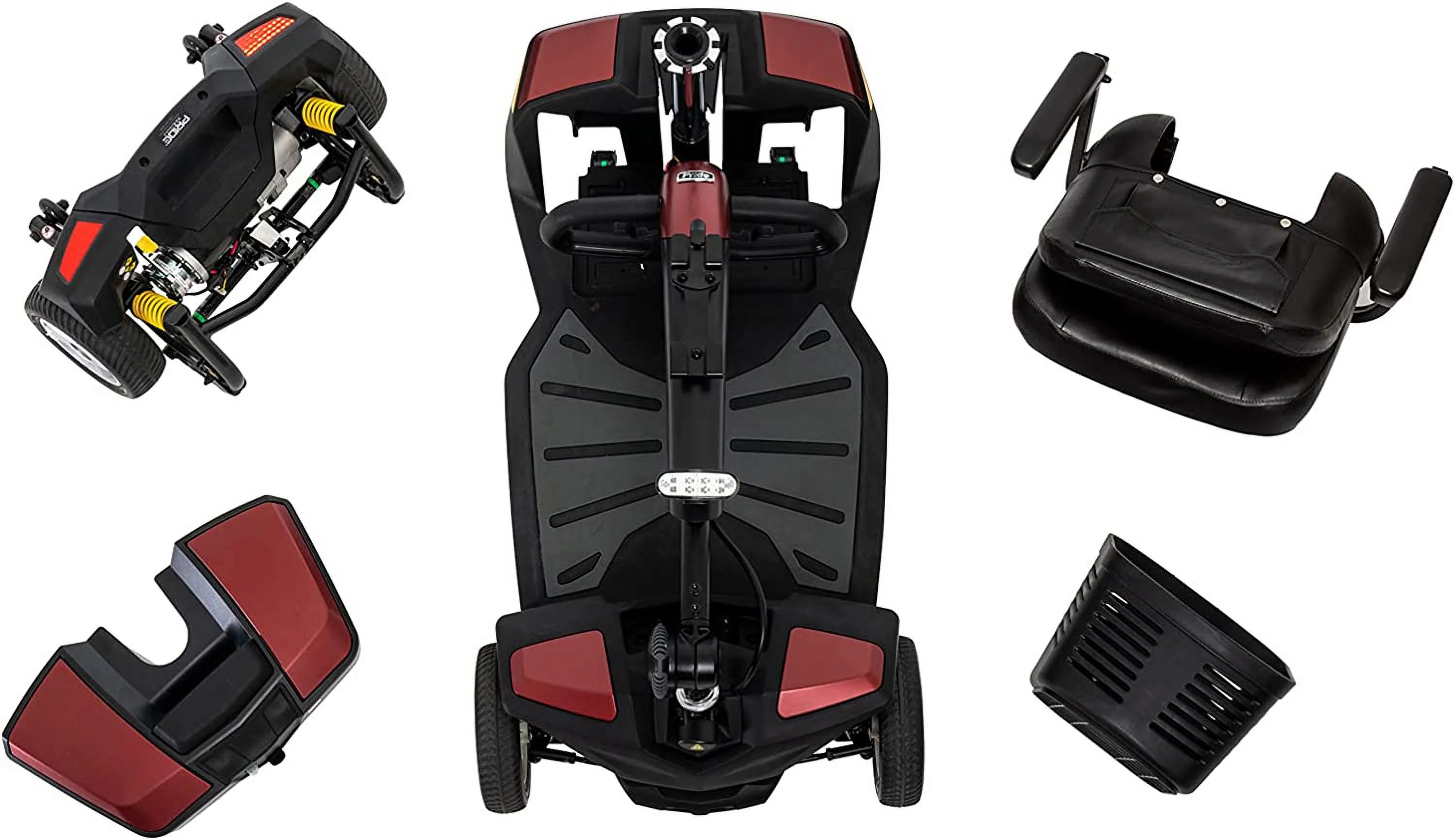 Pride Mobility Go-Go Endurance Li (Lithium Battery) Mobility Scooter, With 5-Year Extended Warranty - Womvr