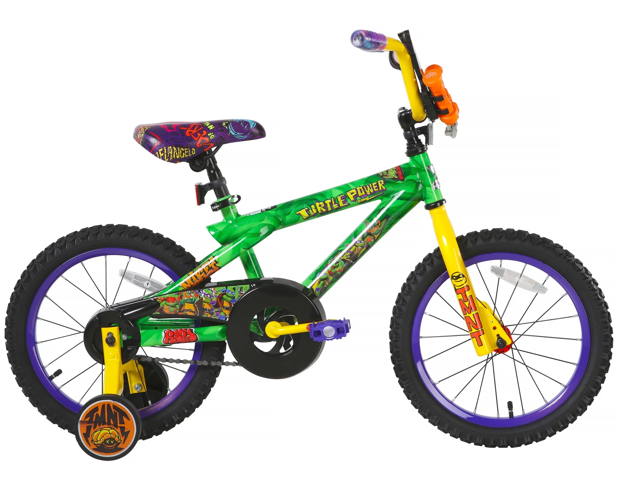 Dynacraft Teenage Mutant Ninja Turtles 16-inch Boys BMX Bike for Child 5-7 years - Womvr