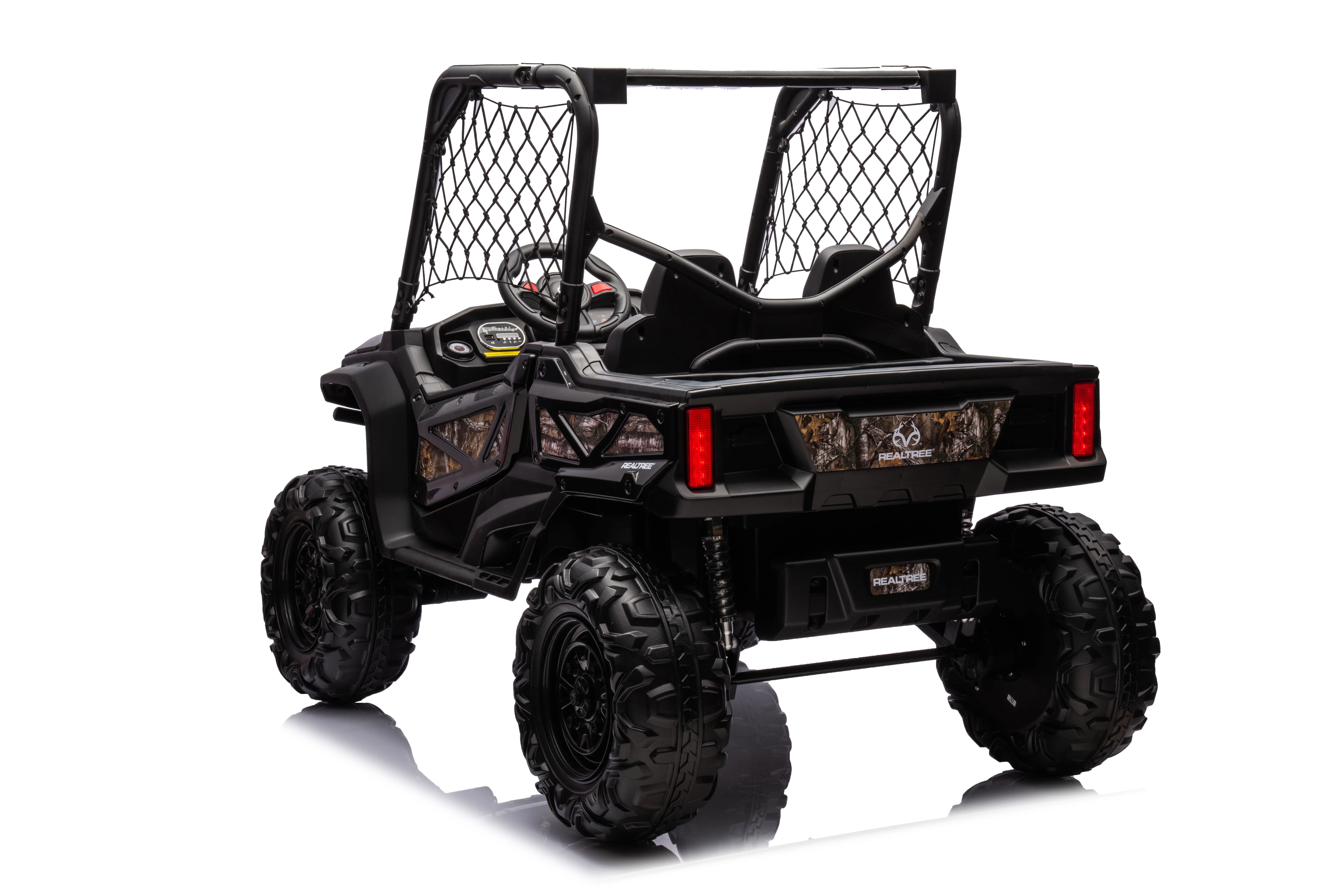 Realtree XD UTV 24V battery-operated ride-on with remote, MP3,USB for Kids 3+ years - Womvr