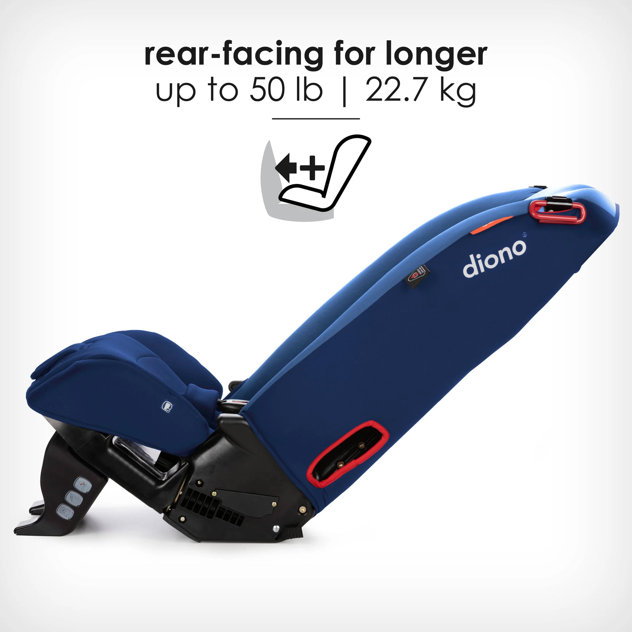 Diono Radian 3R All-in-One Convertible Car Seat, Slim Fit 3 Across, Black - Womvr