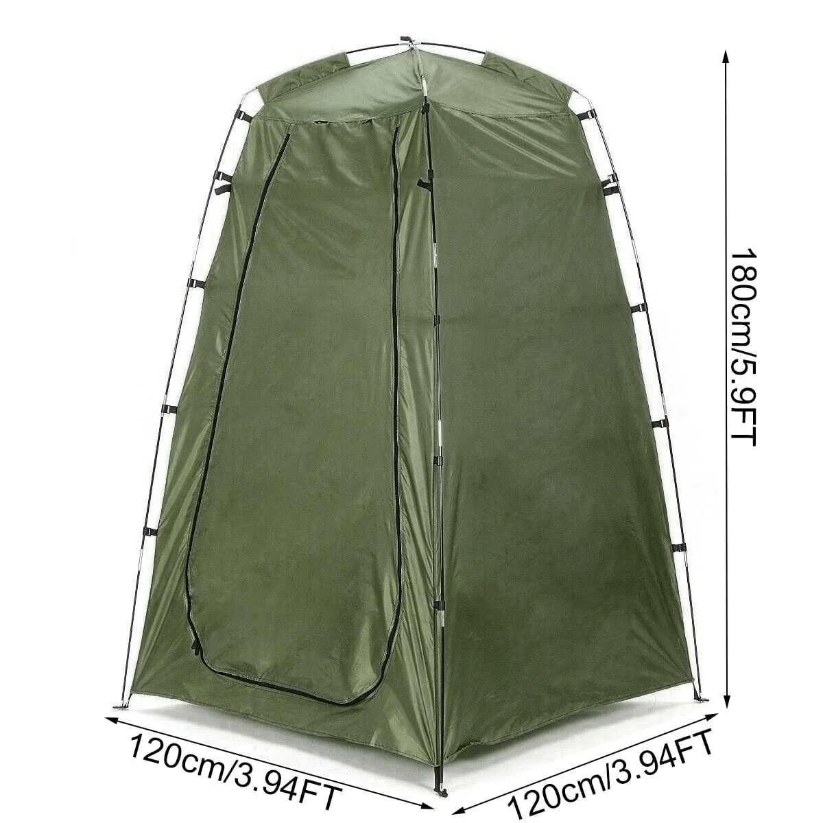 Novashion Instant Shower Tent, 6FT Tall Portable Utilitent Outdoor Privacy Tent for Camping/Biking/Toilet/Shower/Changing/Beach, Spacious Sun Rain Shelter Tent - Womvr