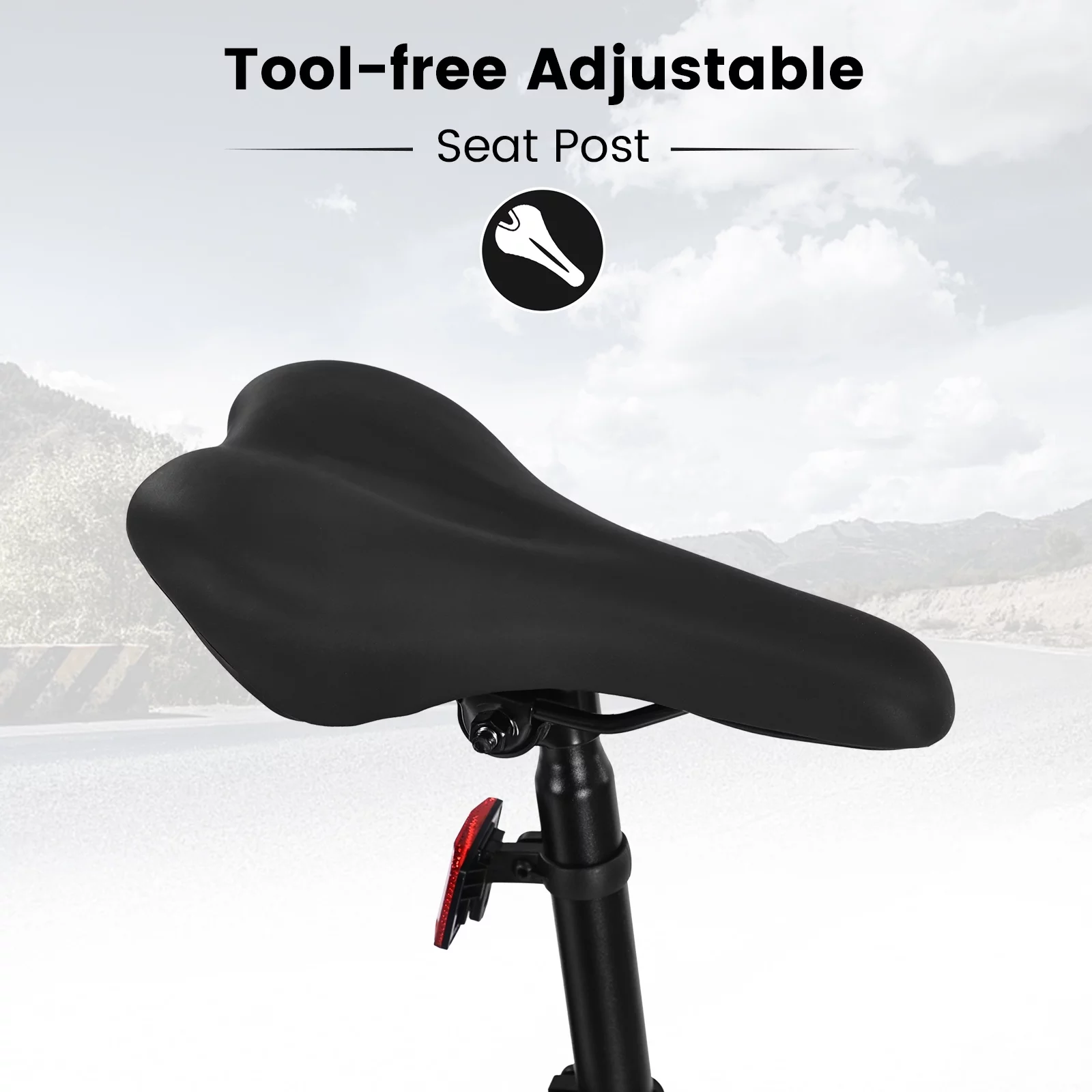 CIYOYO 24 inch Fat Tire Mountain Bike, Shimano 7 Speeds Bike for Adult, Dual Disc Brake,Orange - Womvr