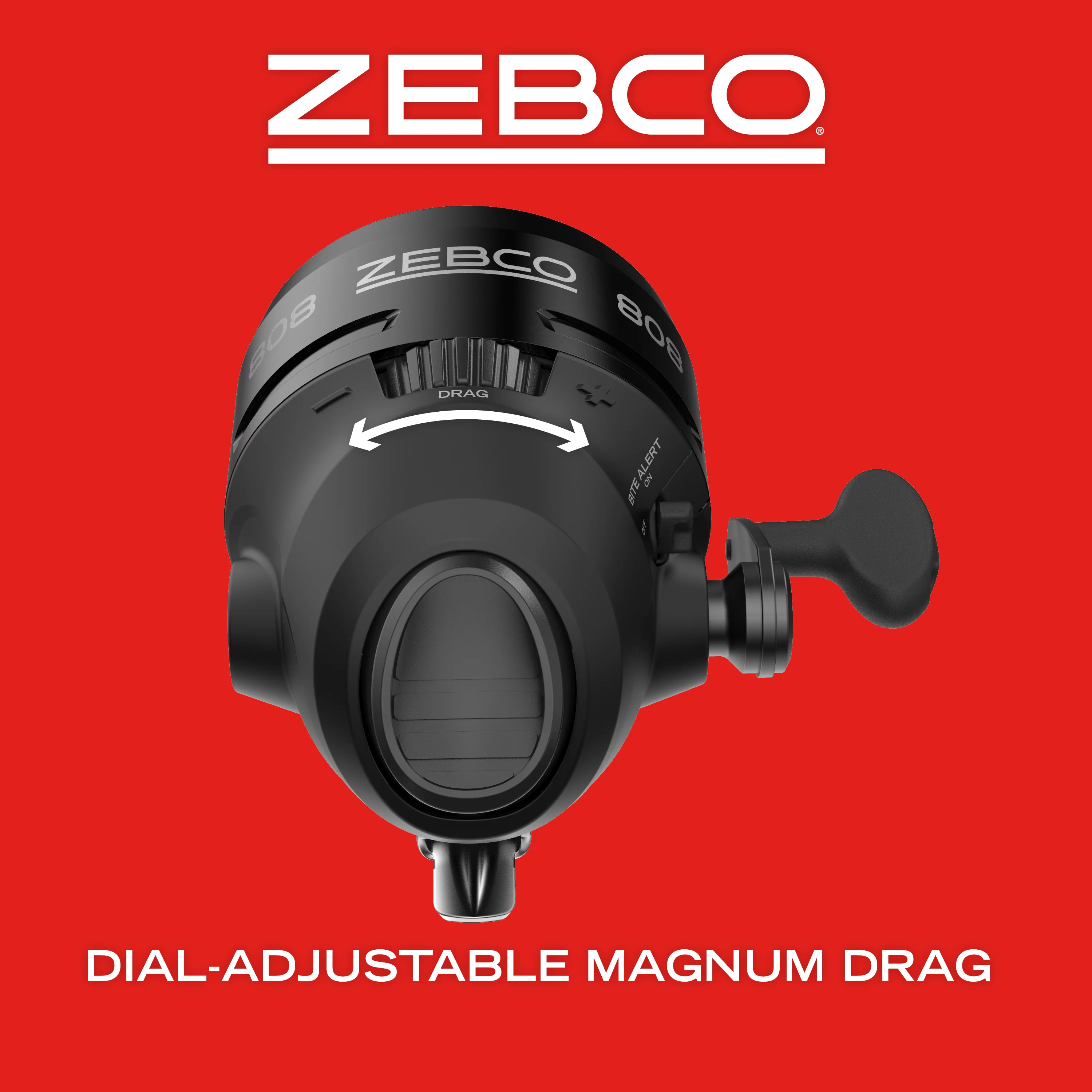 Zebco 808 Spincast Fishing Reel, Size 80 Reel - Womvr