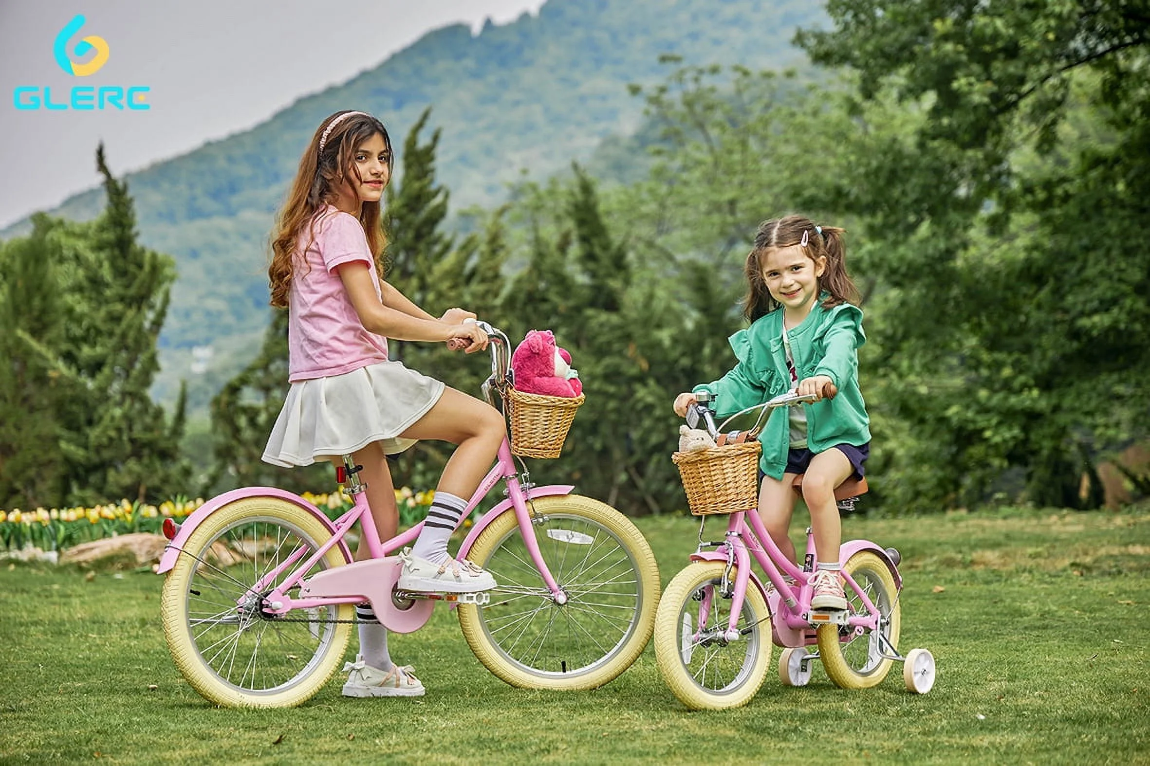 Glerc Little Molly 14 inch Kids Girls Bike for 3-5 Years Old Little Child,Yellow - Womvr