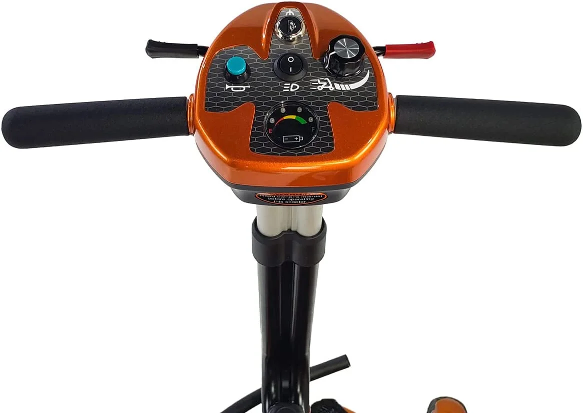 EV RIDER Transport AF 4W - Lightweight Automatic Folding Mobility Scooter - Jupiter Gold - Womvr