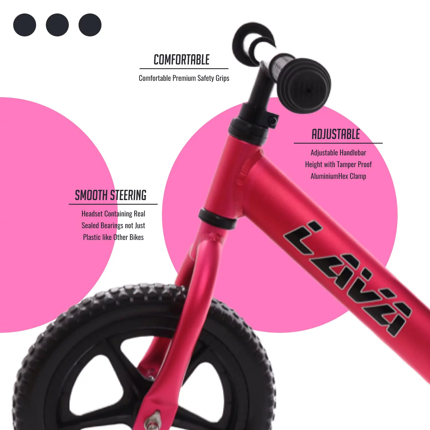 Balance Bike-Lightweight Aluminium Toddler Bike For 2, 3, 4, And 5 Year Old - Womvr