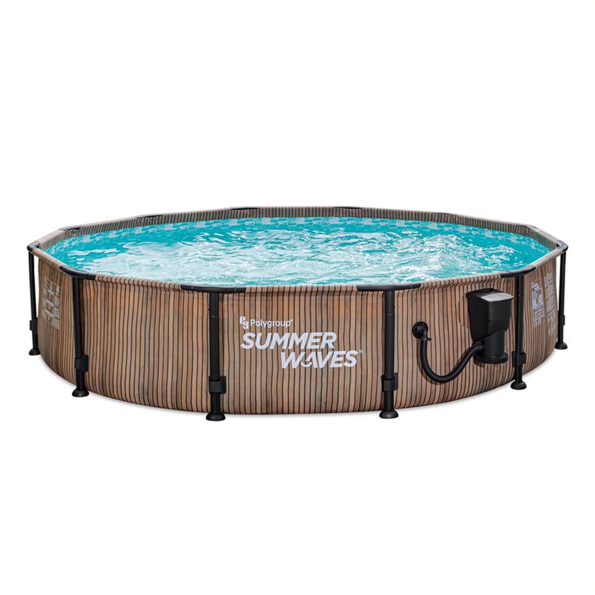 Summer Waves Active 12ft x 30in Above Ground Frame Pool with Filter (Open Box) - Womvr