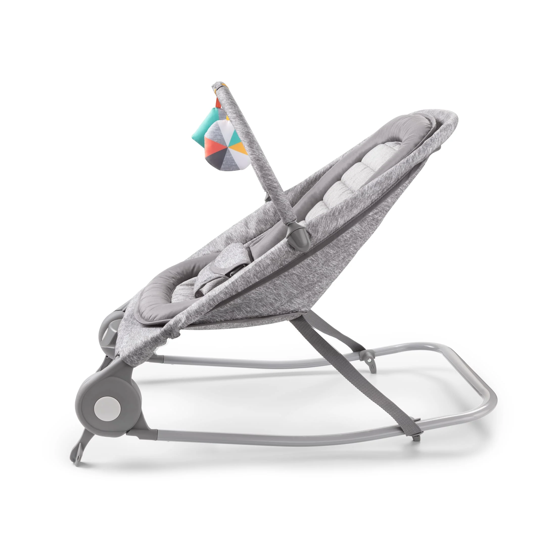 Summer by Ingenuity 2-in-1 Baby Bouncer & Rocker Duo, Light Gray Tweed - Womvr